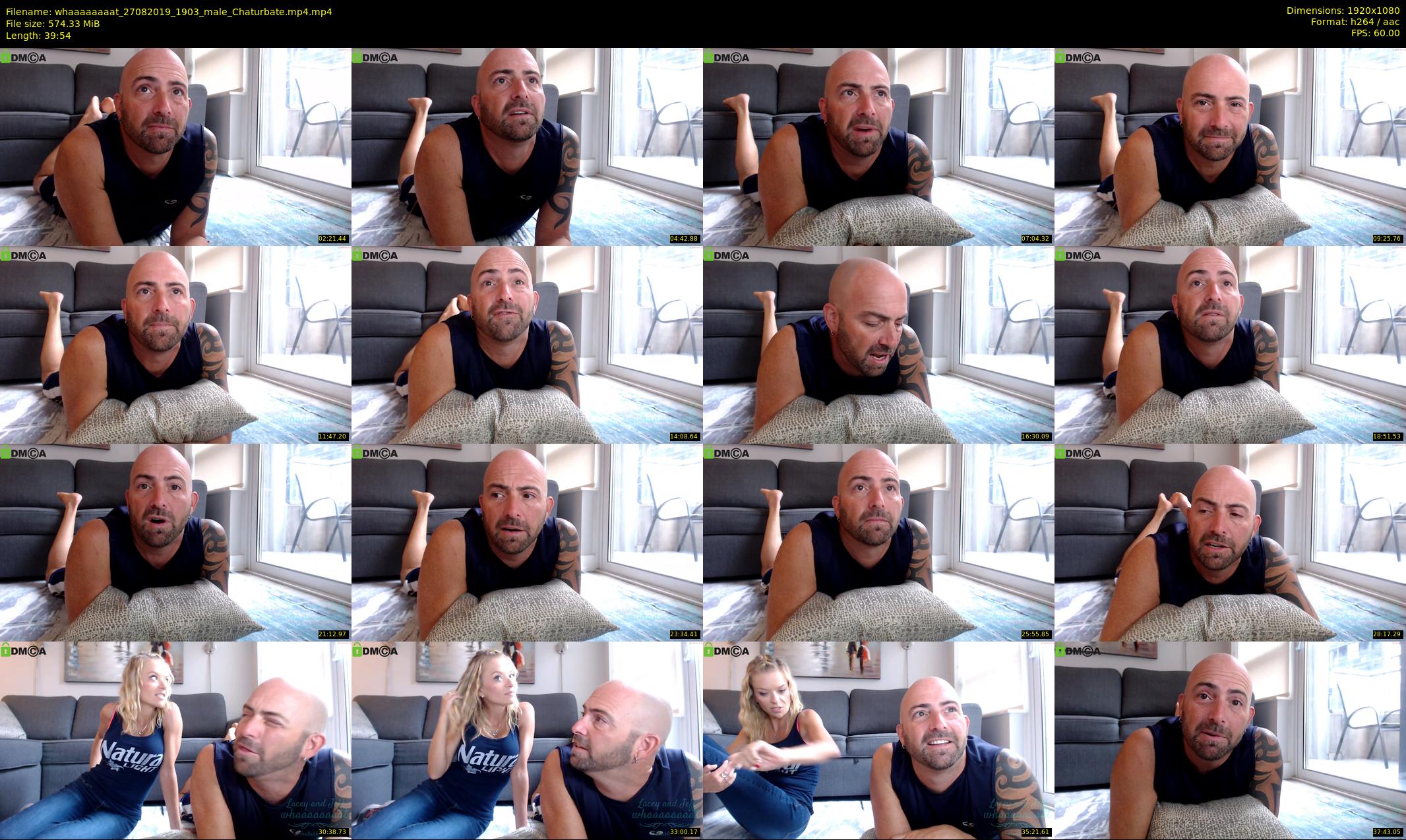 whaaaaaaaat — 40 minute Chaturbate couple cam show recording, 1080p, Aug 27, 2019