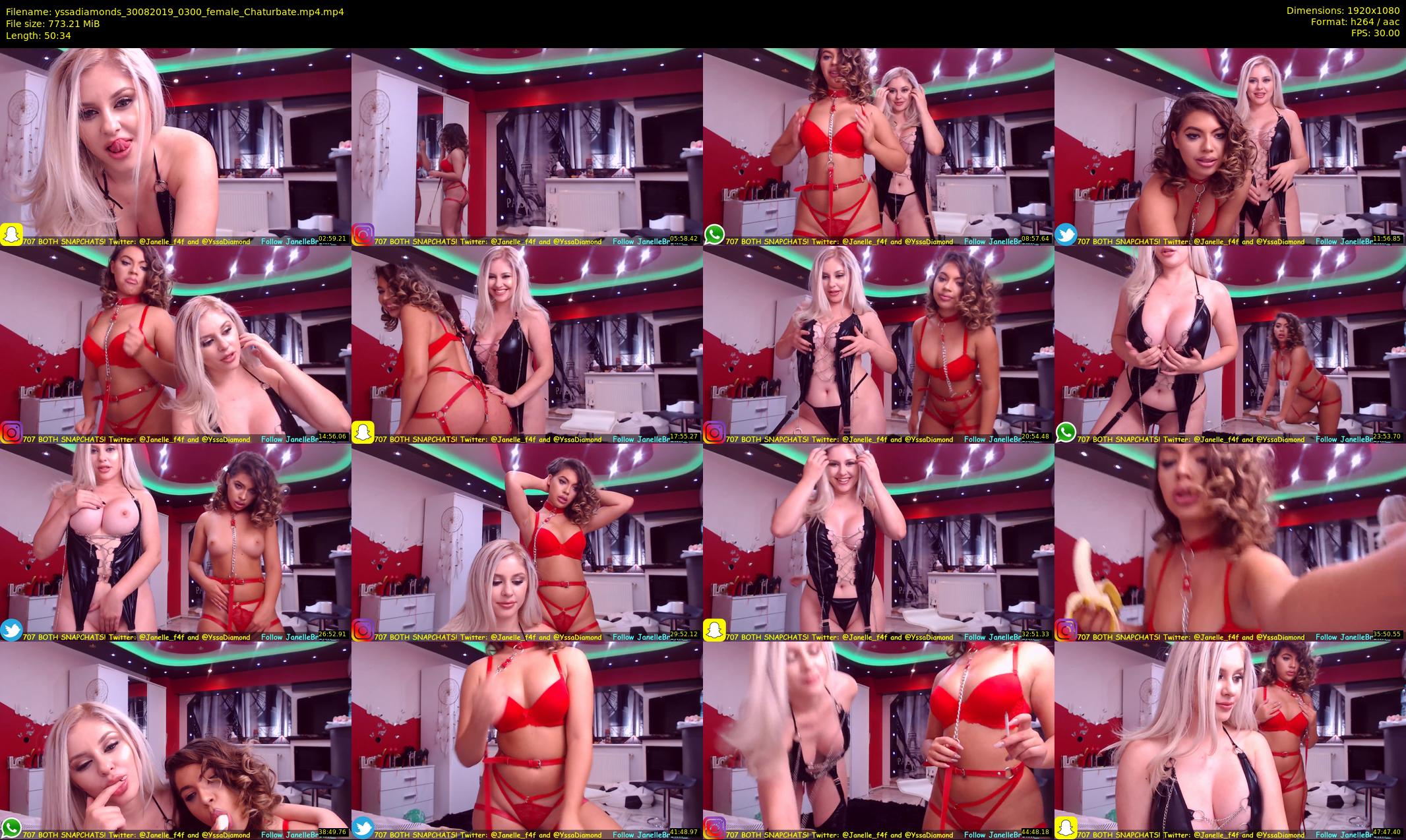 yssadiamonds — 51 minute Chaturbate female cam show recording, 1080p, Aug 30, 2019