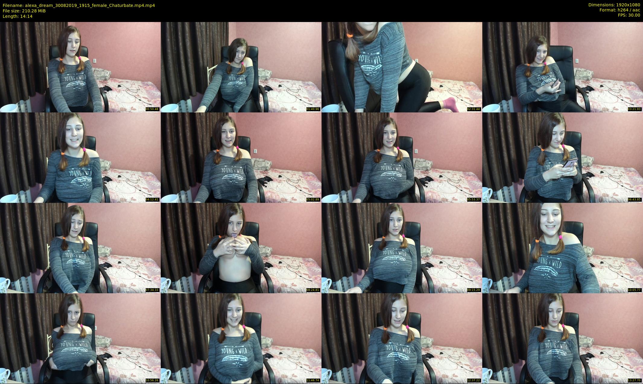 alexa_dream — 15 minute Chaturbate female cam show recording, 1080p, Aug 30, 2019