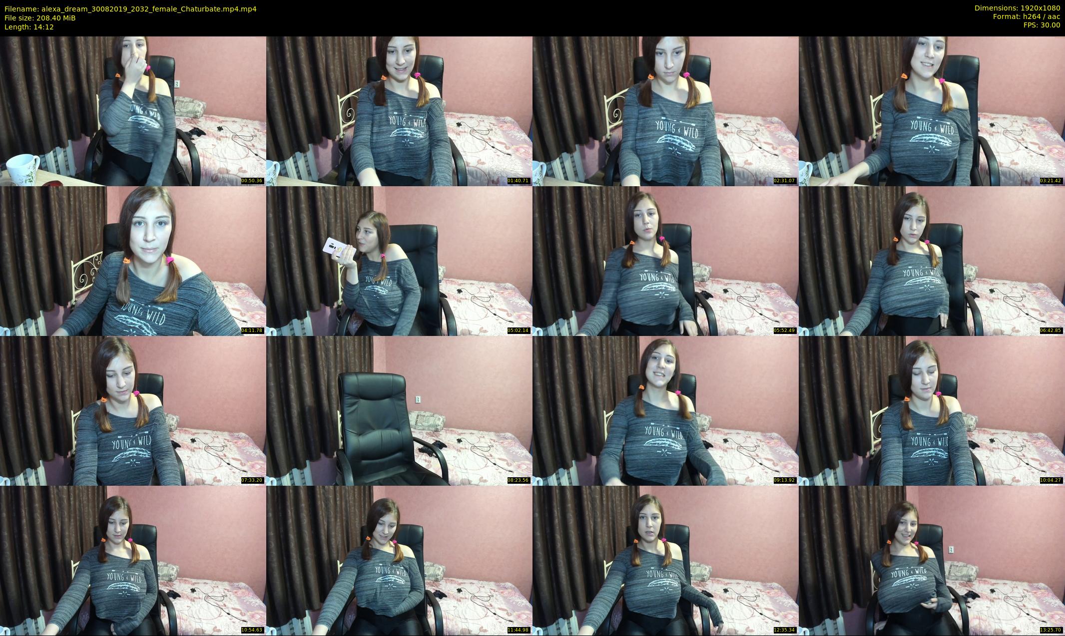 alexa_dream — 15 minute Chaturbate female cam show recording, 1080p, Aug 30, 2019