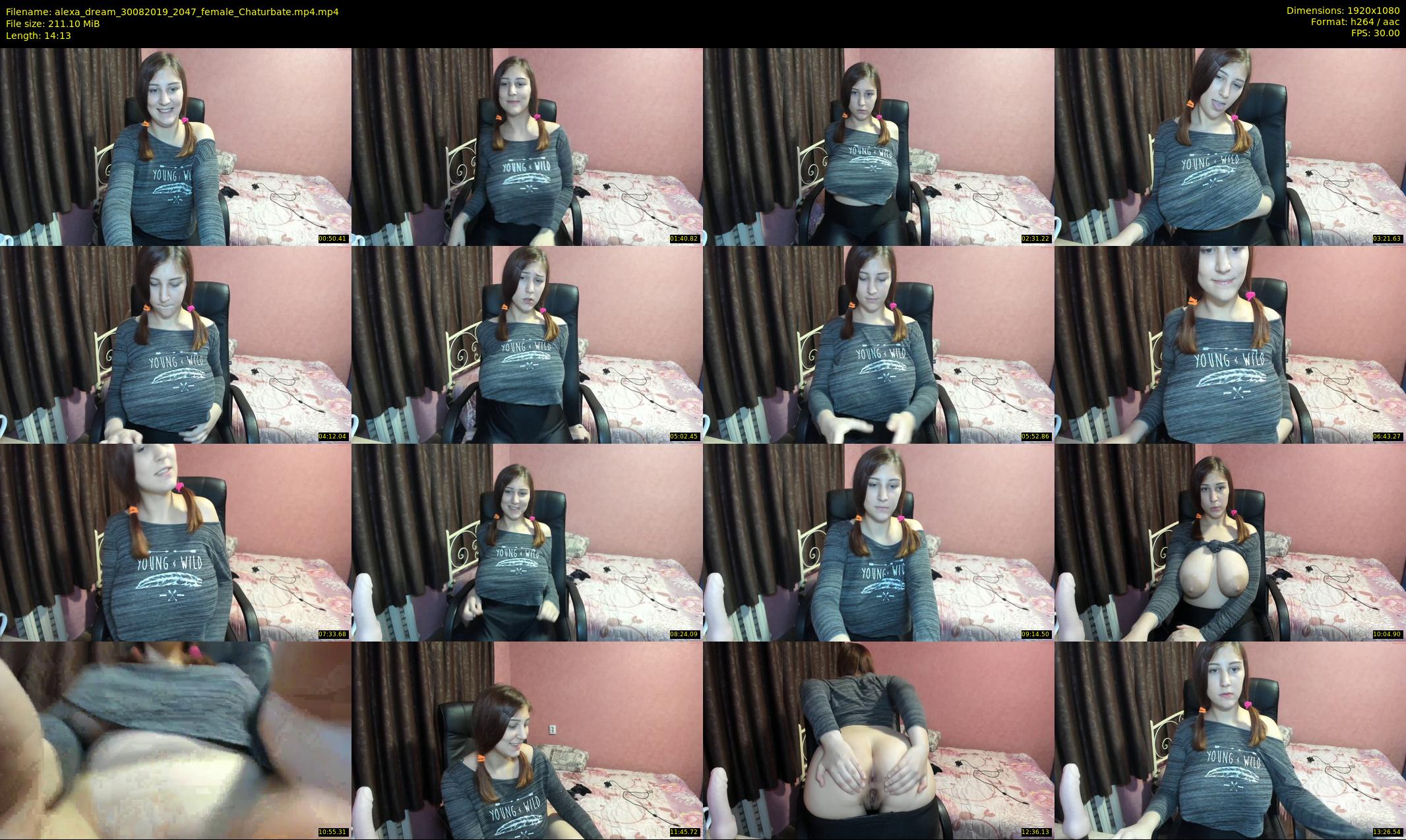 alexa_dream — 15 minute Chaturbate female cam show recording, 1080p, Aug 30, 2019