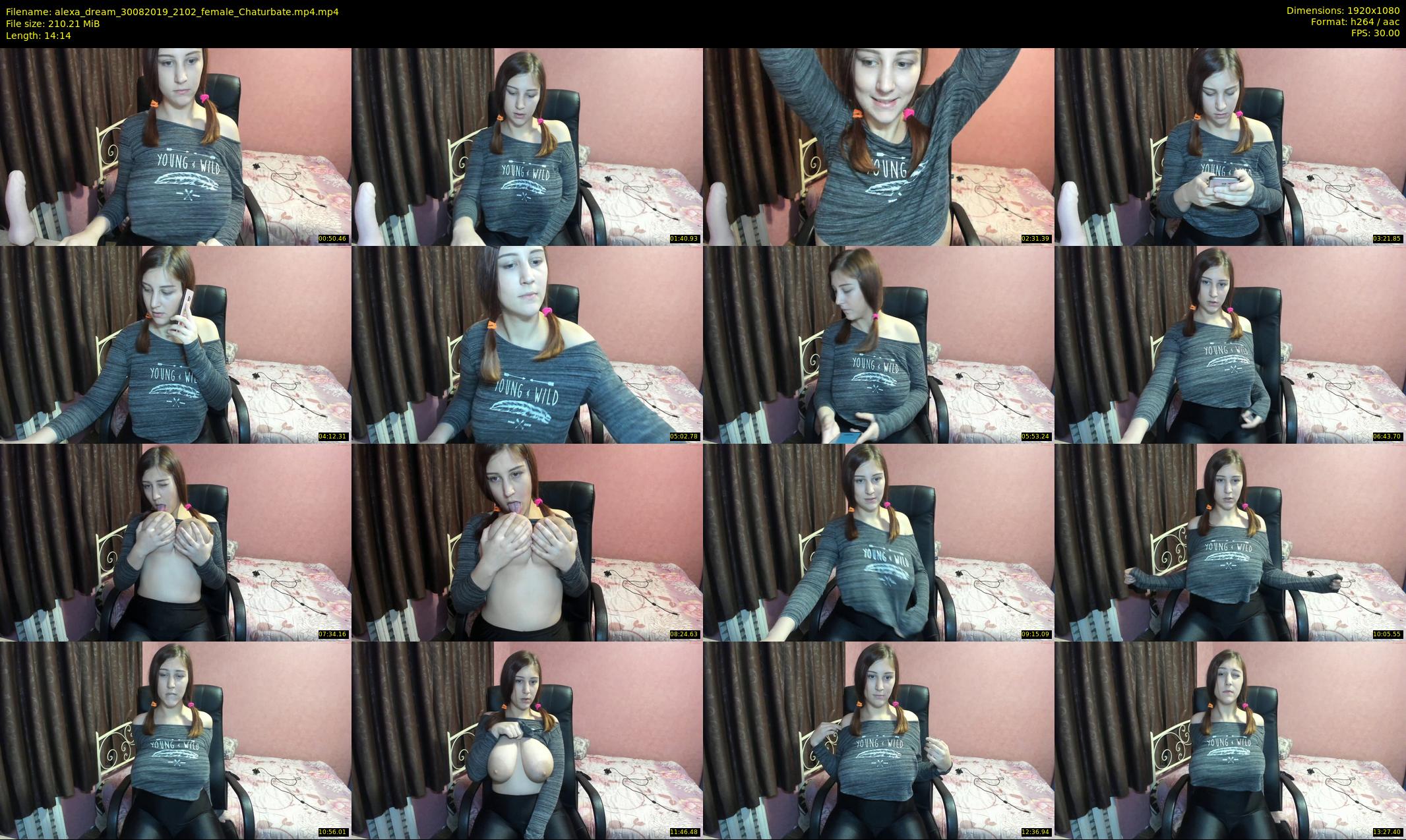alexa_dream — 15 minute Chaturbate female cam show recording, 1080p, Aug 30, 2019
