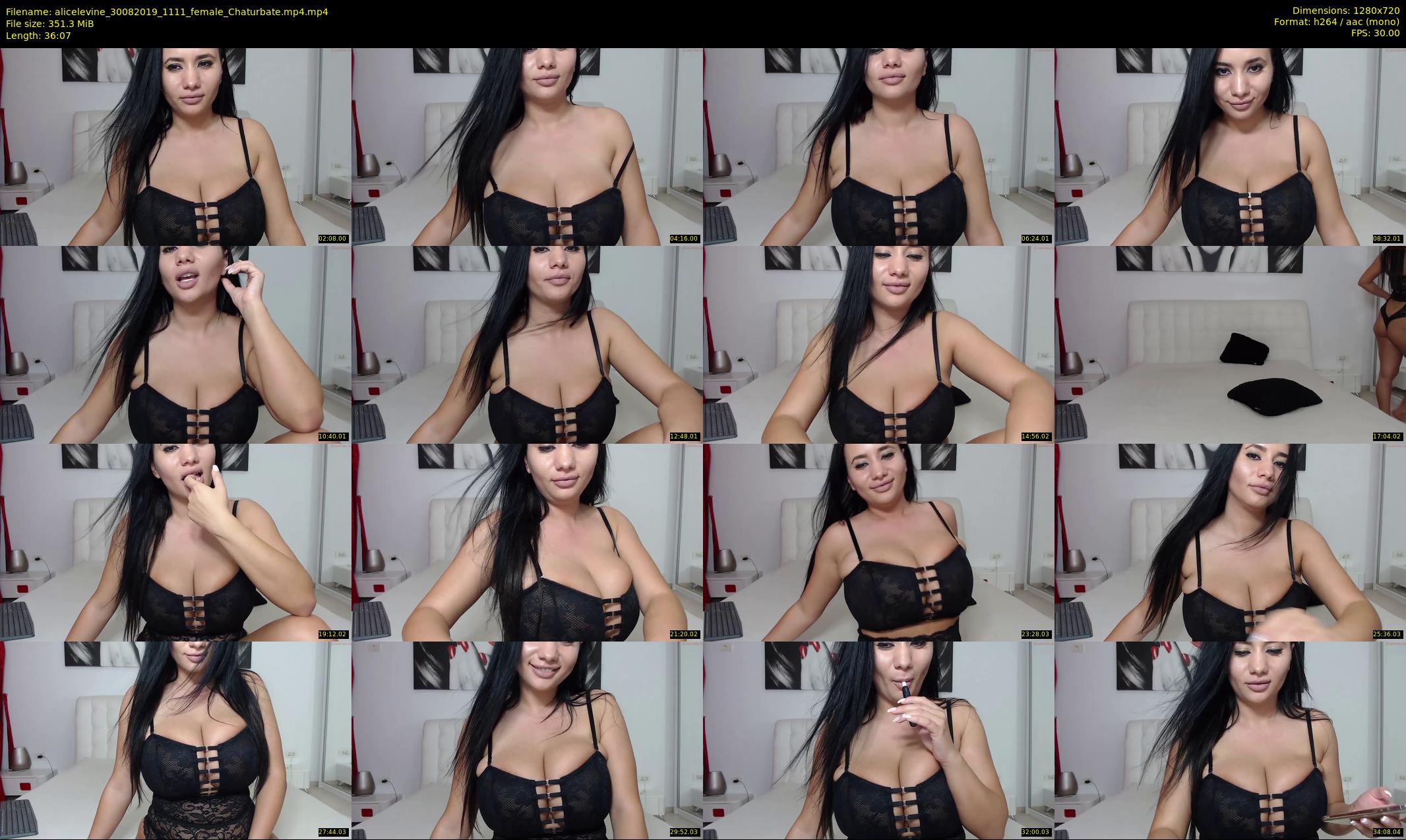 alicelevine — 37 minute Chaturbate female cam show recording, 720p, Aug 30, 2019