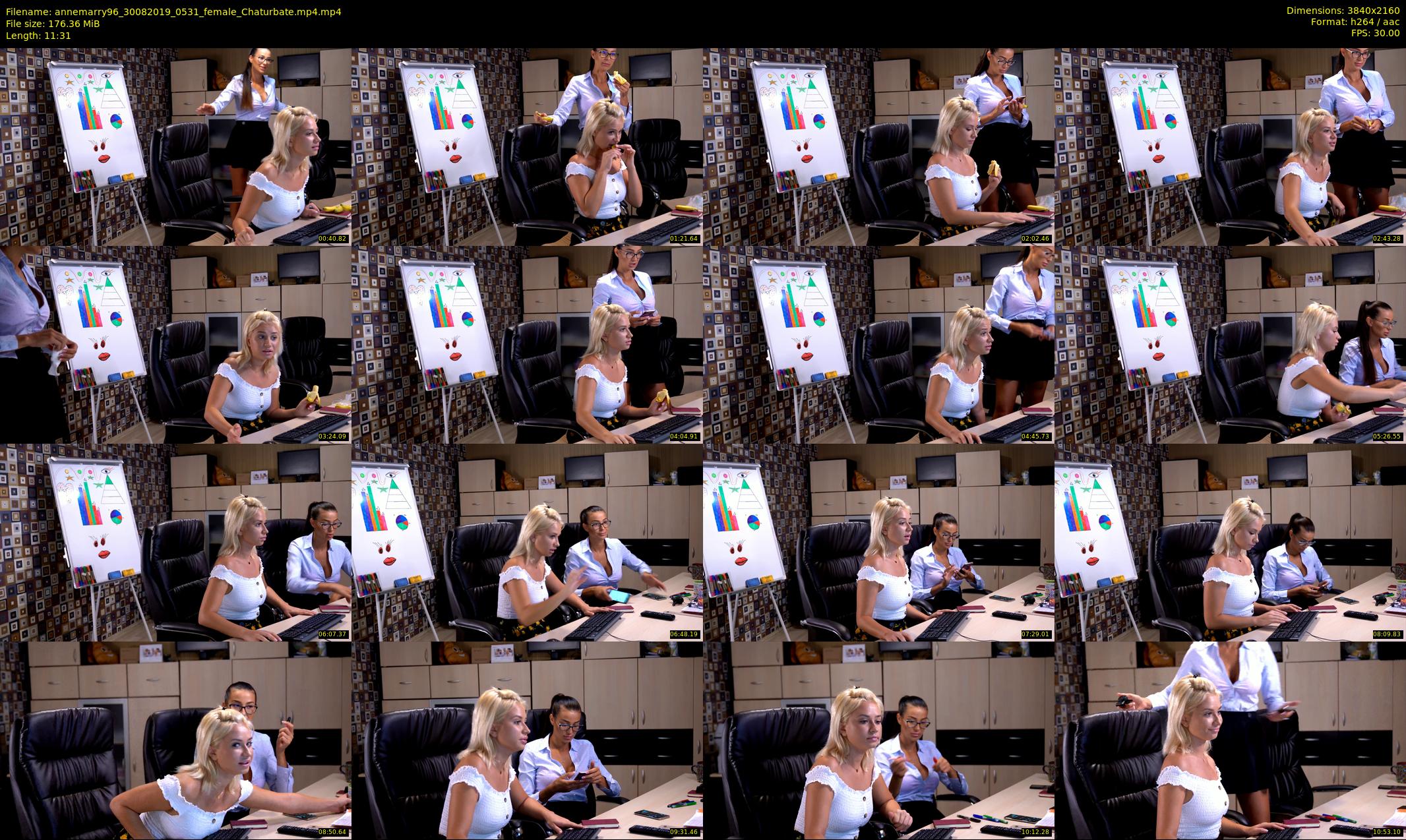 annemarry96 — 12 minute Chaturbate female cam show recording, 4K, Aug 30, 2019