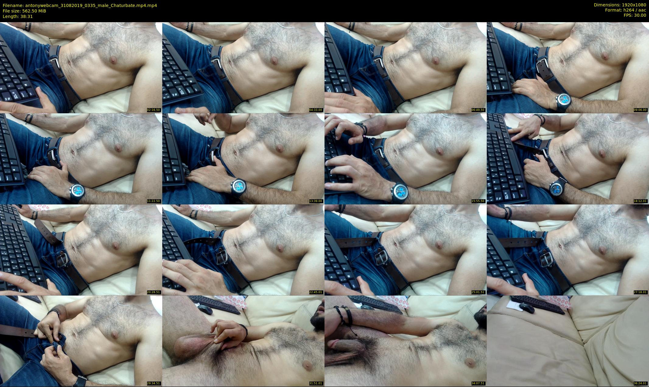 antonywebcam — 39 minute Chaturbate male cam show recording, 1080p, Aug 31, 2019