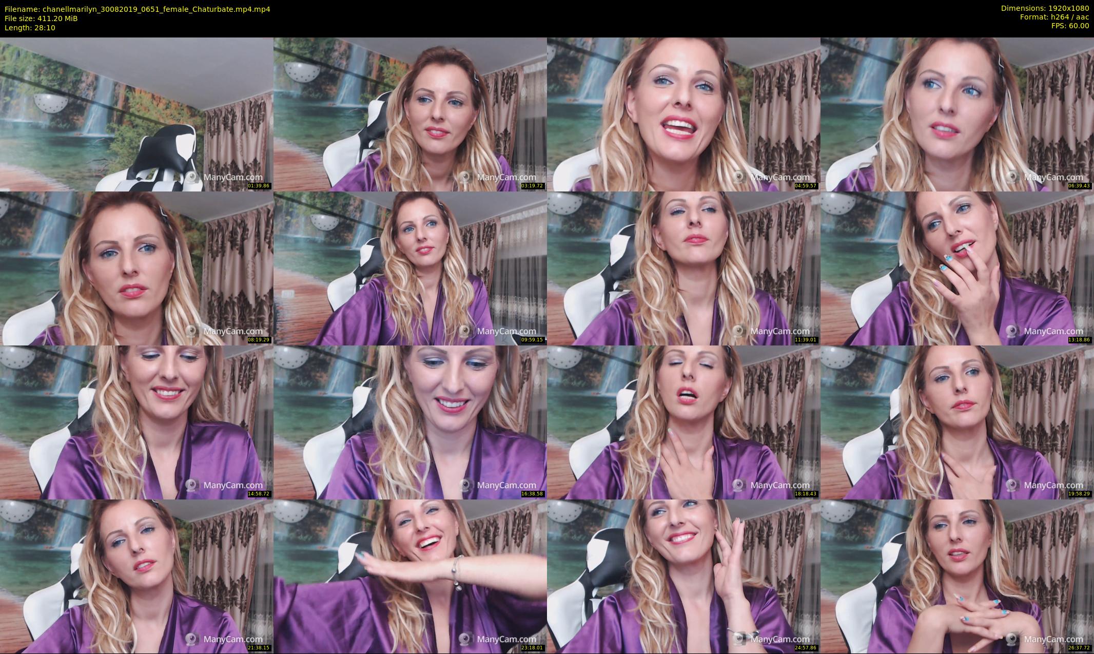 chanellmarilyn — 29 minute Chaturbate female cam show recording, 1080p, Aug 30, 2019