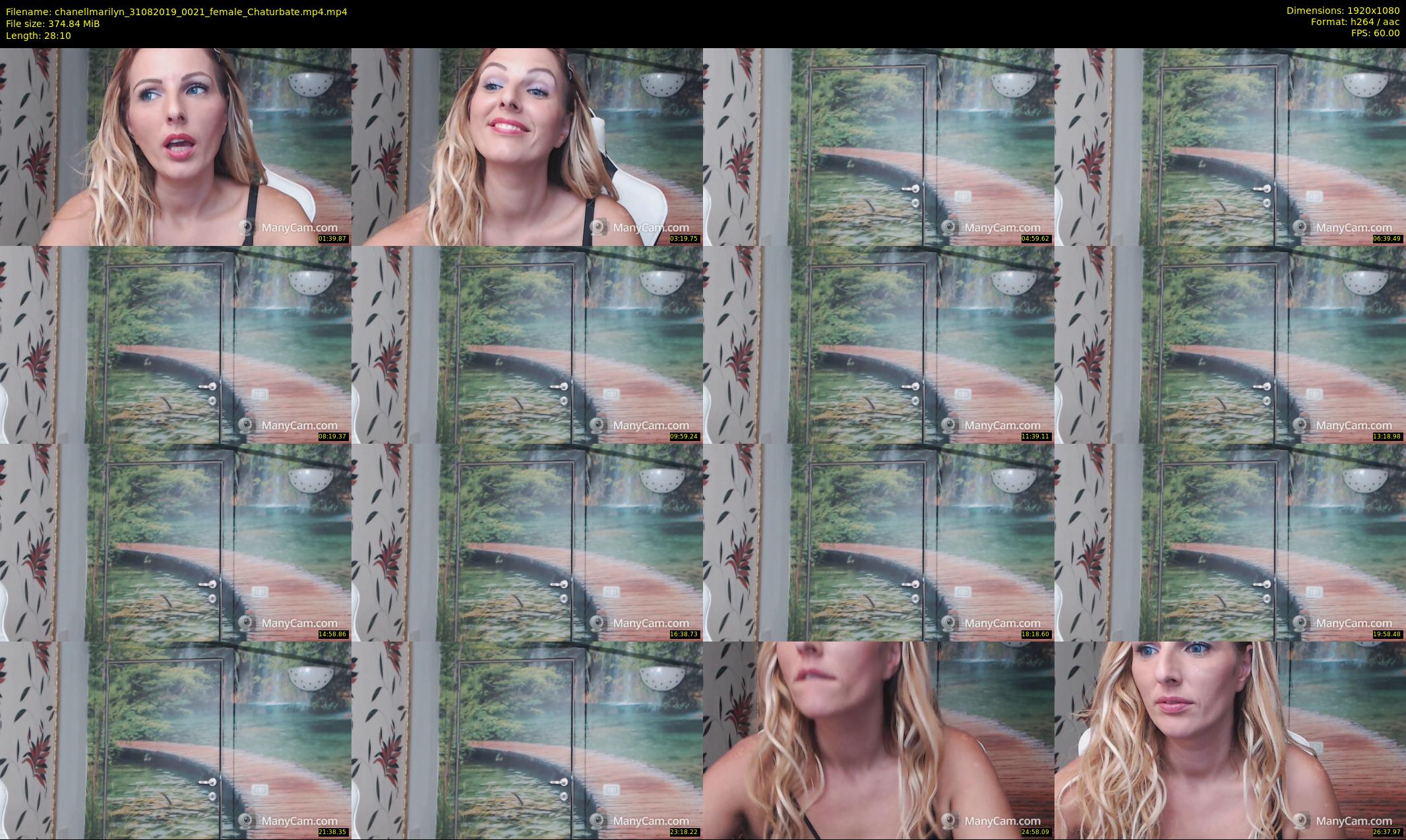 chanellmarilyn — 29 minute Chaturbate female cam show recording, 1080p, Aug 31, 2019
