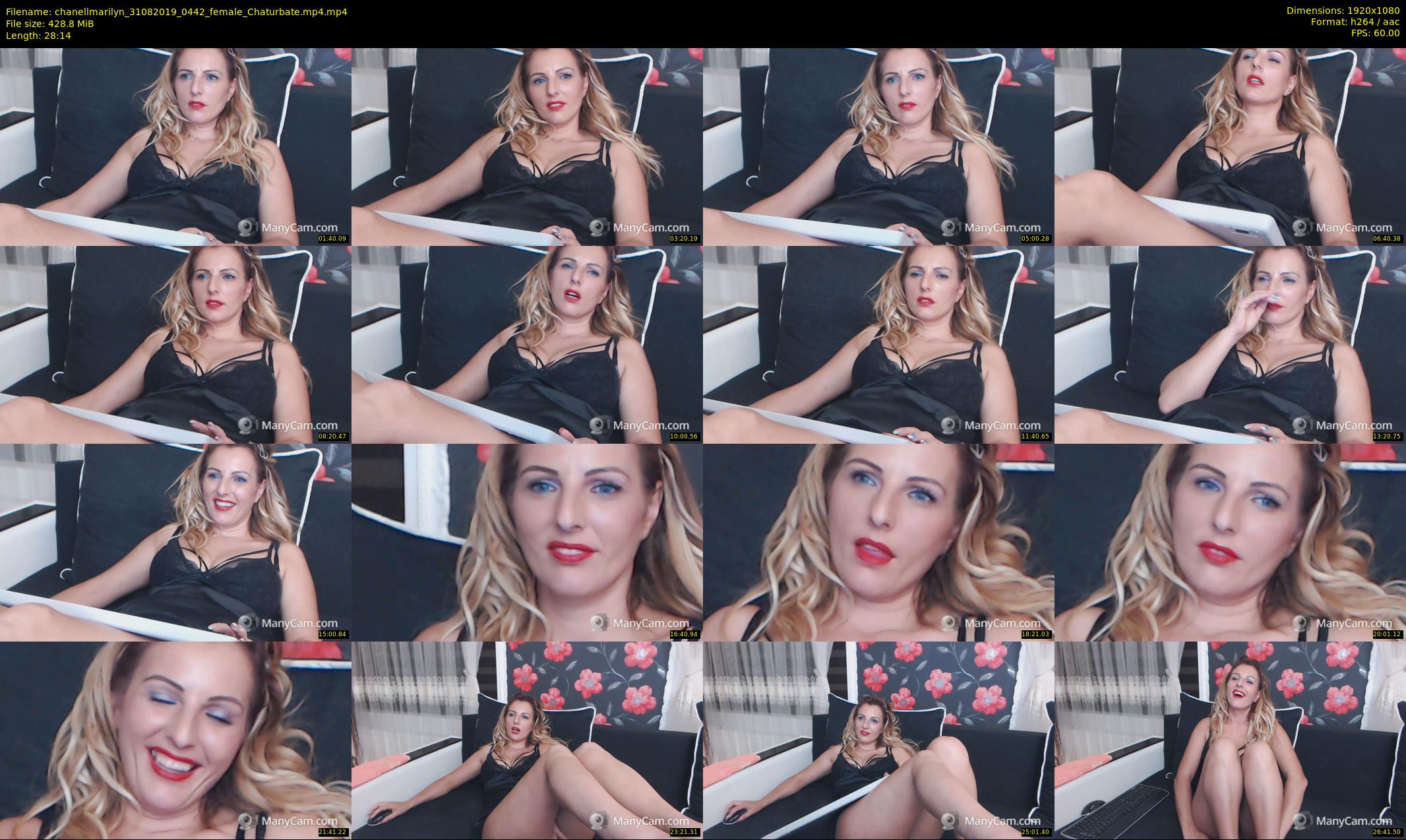 chanellmarilyn — 29 minute Chaturbate female cam show recording, 1080p, Aug 31, 2019