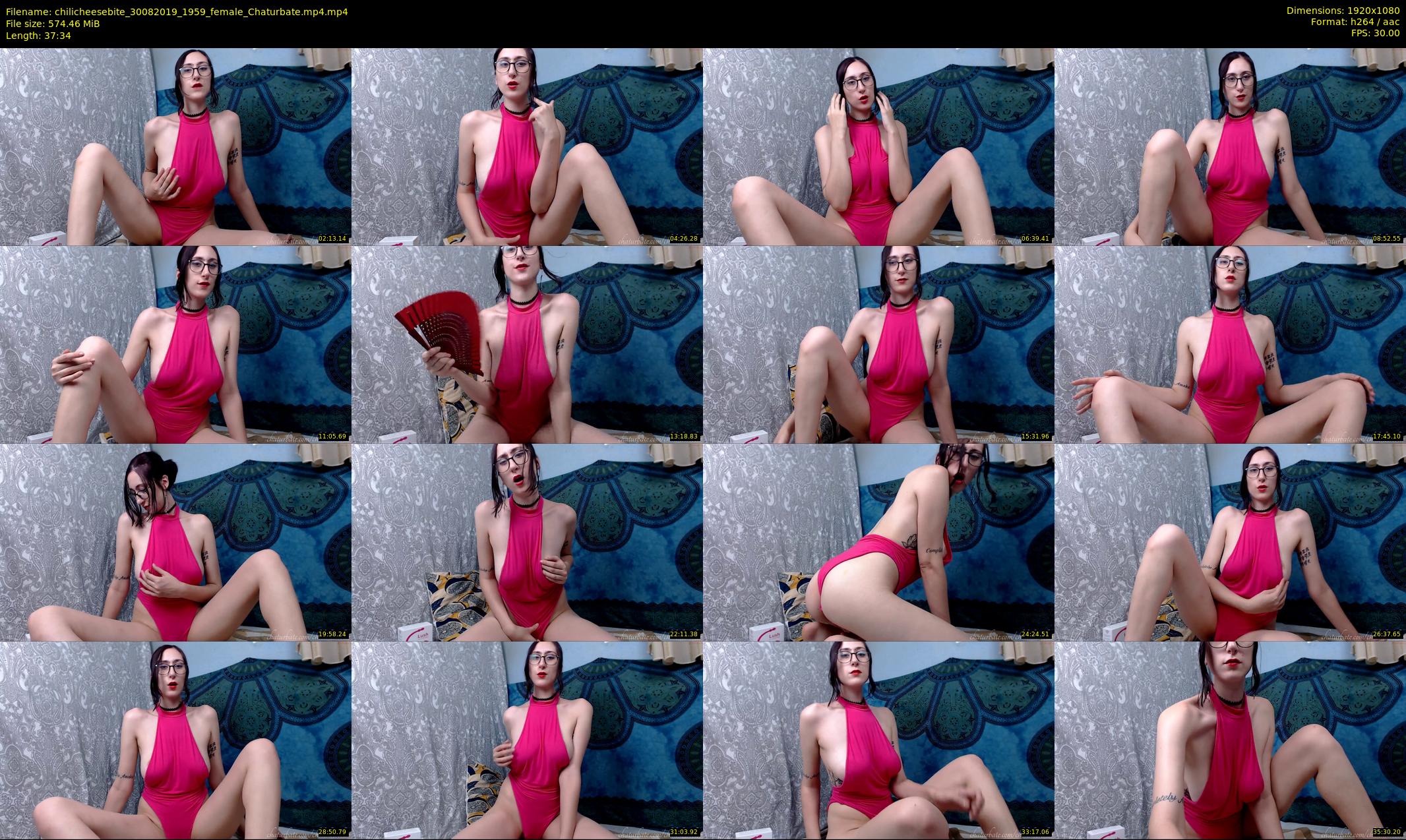 chilicheesebite — 38 minute Chaturbate female cam show recording, 1080p, Aug 30, 2019