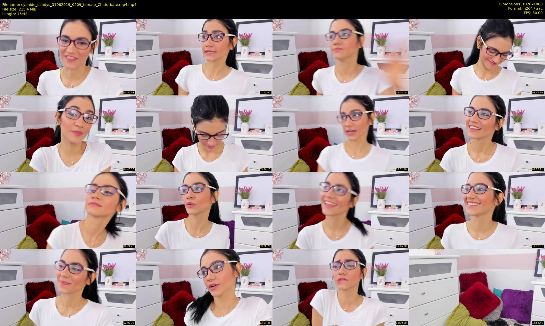 cyanide_candys — 16 minute Chaturbate female cam show recording, 1080p, Aug 31, 2019