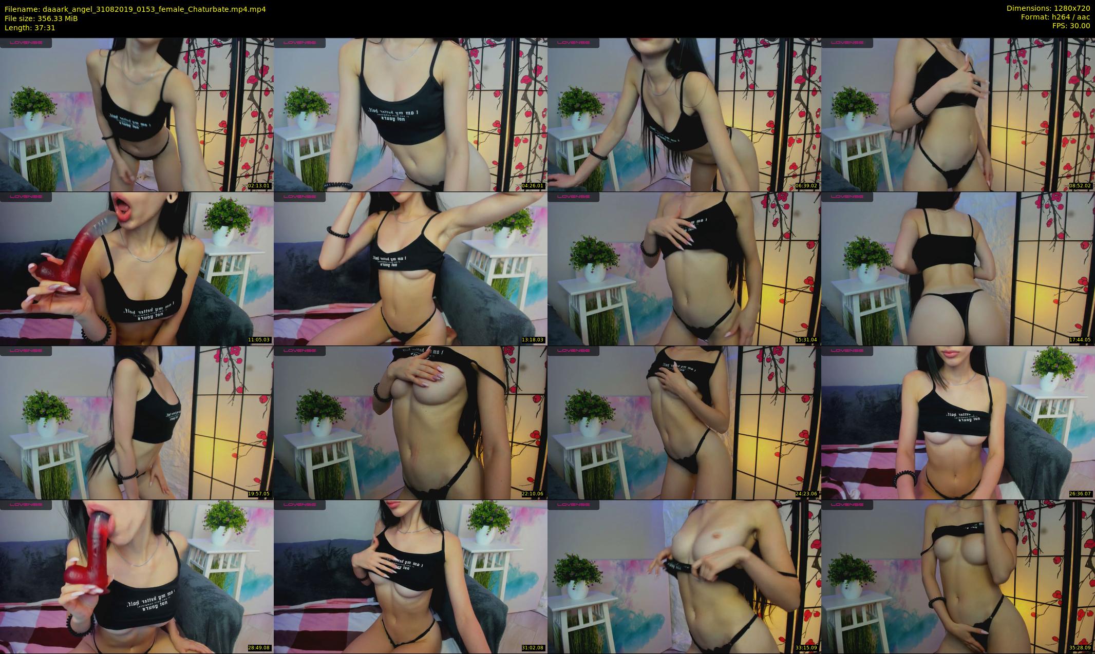 daaark_angel — 38 minute Chaturbate female cam show recording, 720p, Aug 31, 2019