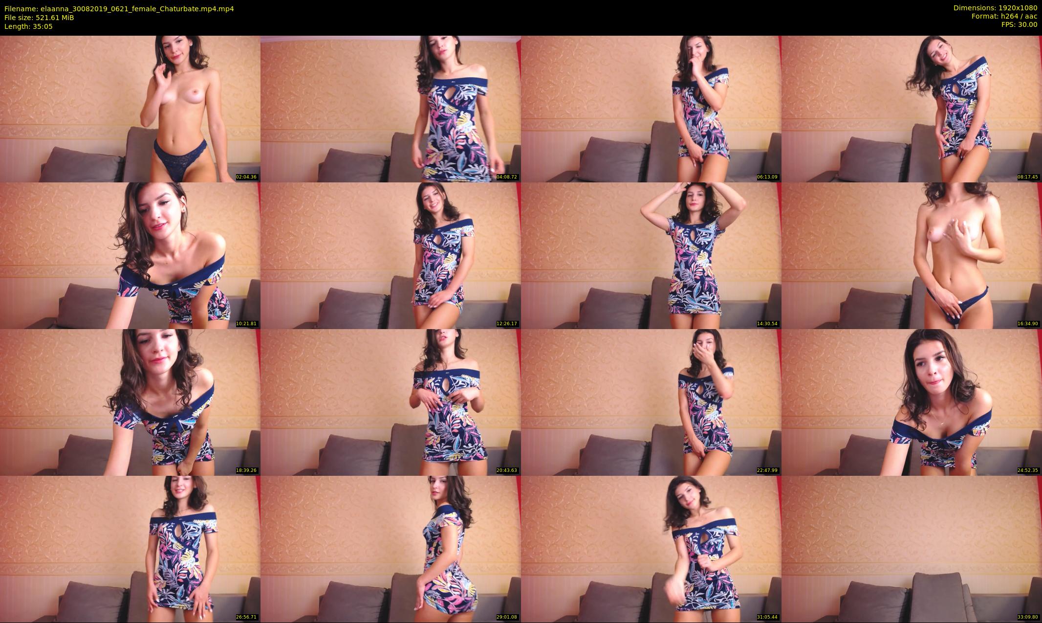 elaanna — 36 minute Chaturbate female cam show recording, 1080p, Aug 30, 2019