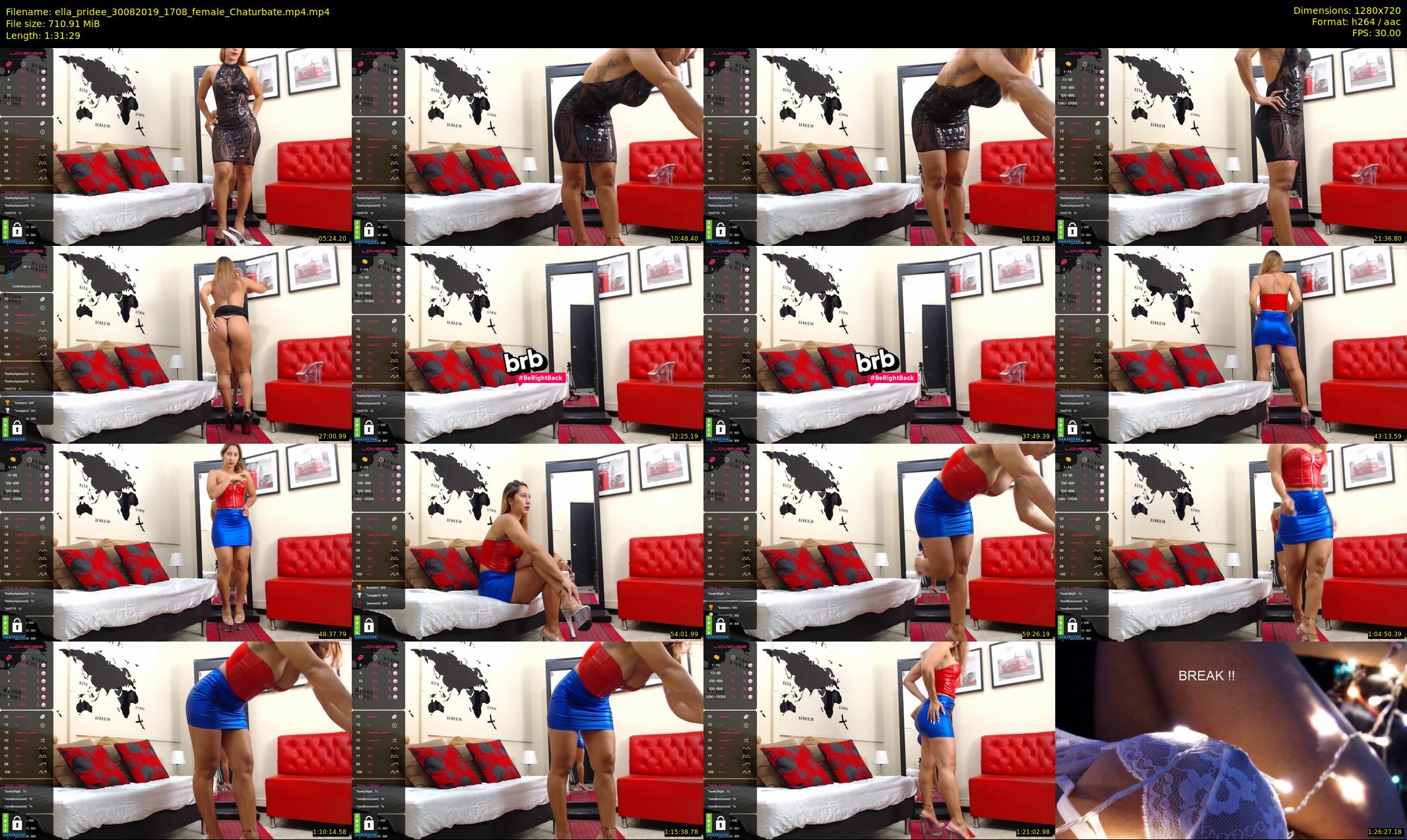 ella_pridee — 92 minute Chaturbate female cam show recording, 720p, Aug 30, 2019