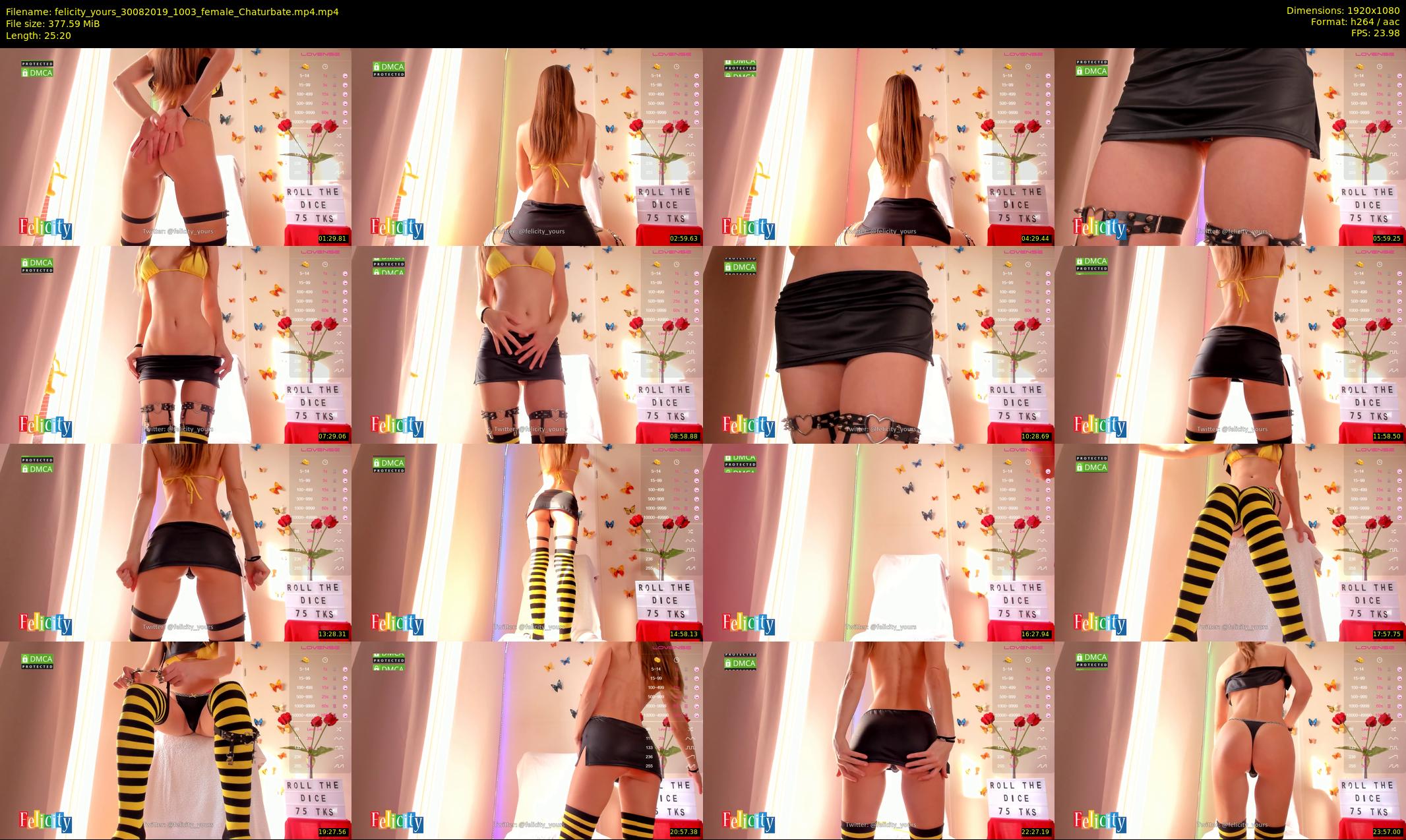 felicity_yours — 26 minute Chaturbate female cam show recording, 1080p, Aug 30, 2019