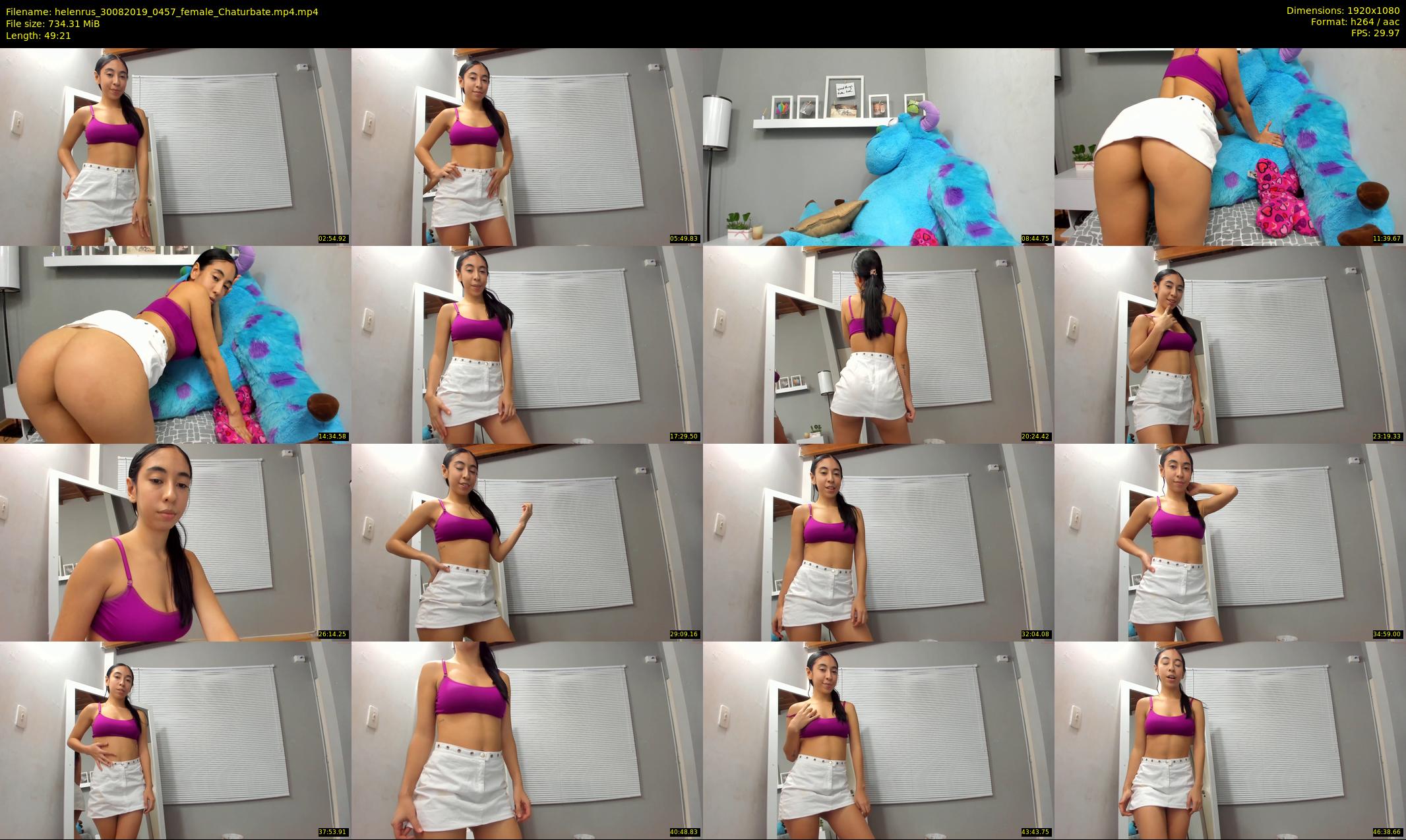 helenrus — 50 minute Chaturbate female cam show recording, 1080p, Aug 30, 2019