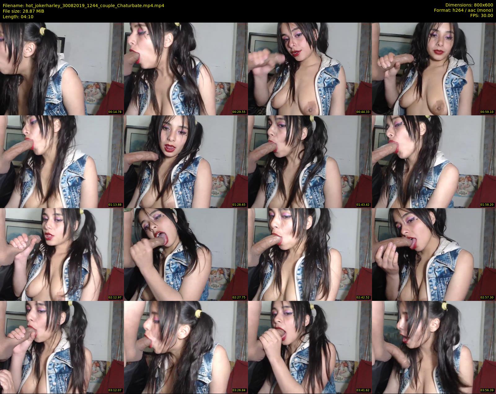 hot_jokerharley — 5 minute Chaturbate couple cam show recording, 480p, Aug 30, 2019