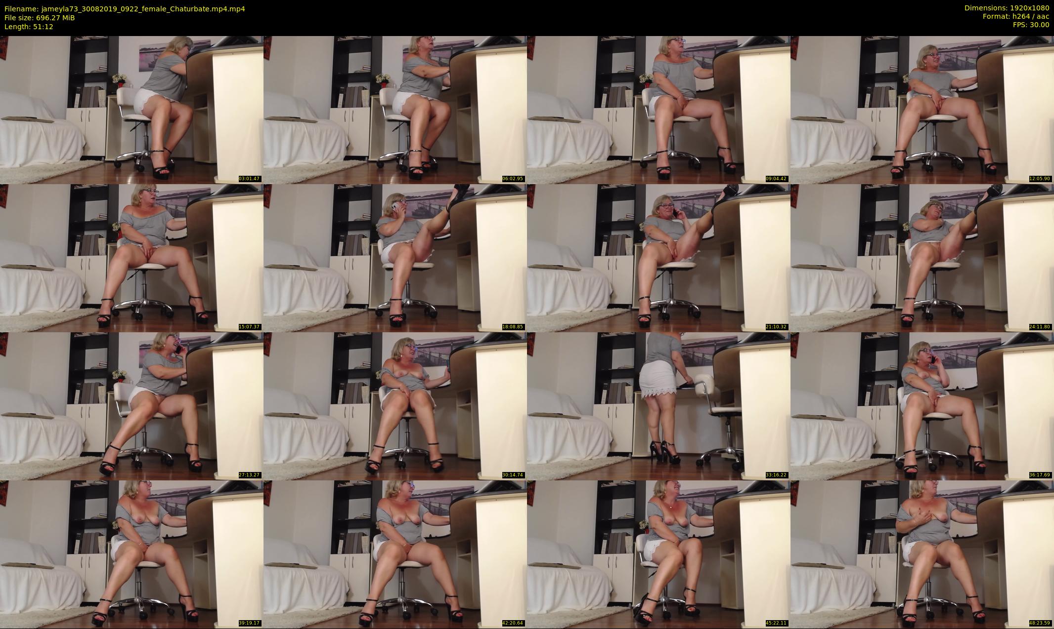 jameyla73 — 52 minute Chaturbate female cam show recording, 1080p, Aug 30, 2019
