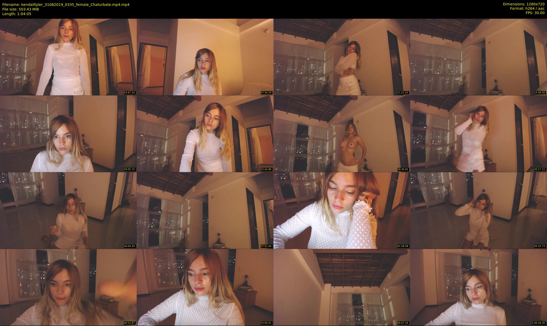 kendalltyler — 65 minute Chaturbate female cam show recording, 720p, Aug 31, 2019