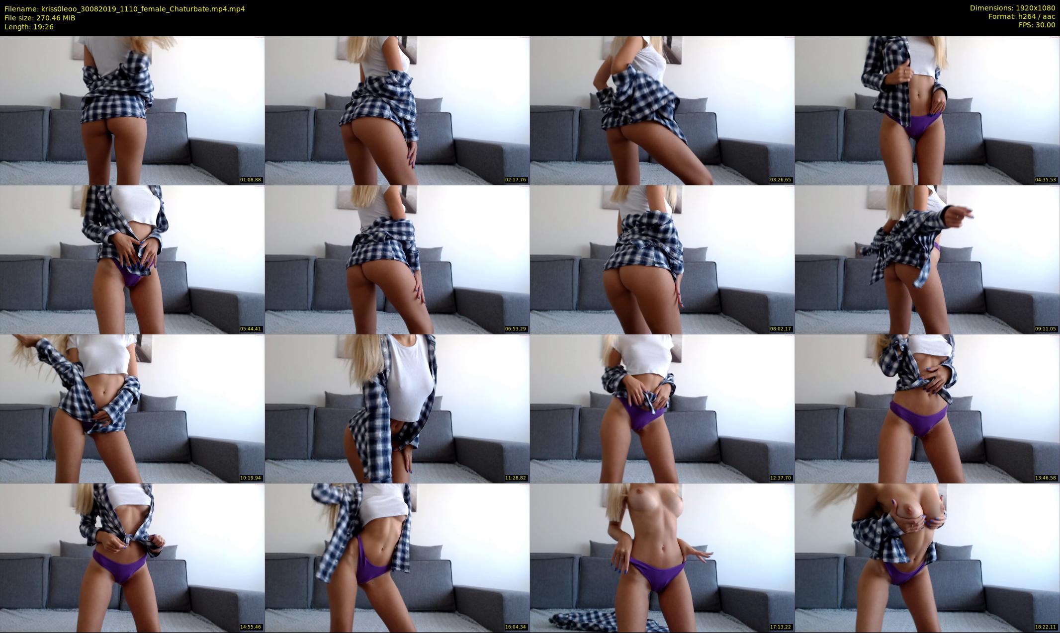 kriss0leoo — 20 minute Chaturbate couple cam show recording, 1080p, Aug 30, 2019