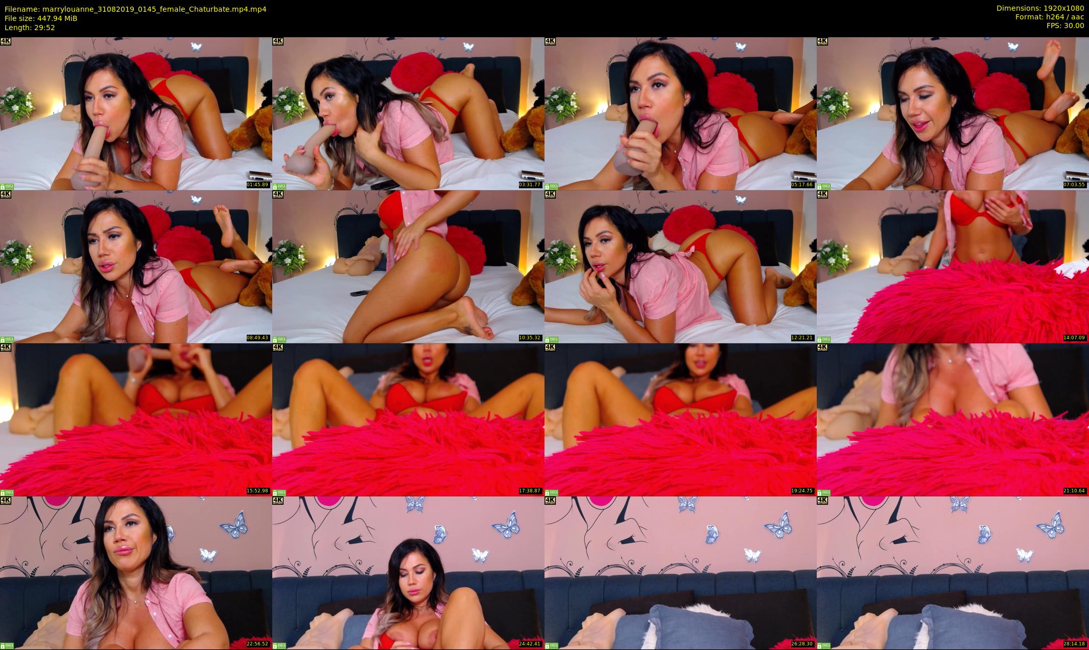 marrylouanne — 30 minute Chaturbate female cam show recording, 1080p, Aug 31, 2019