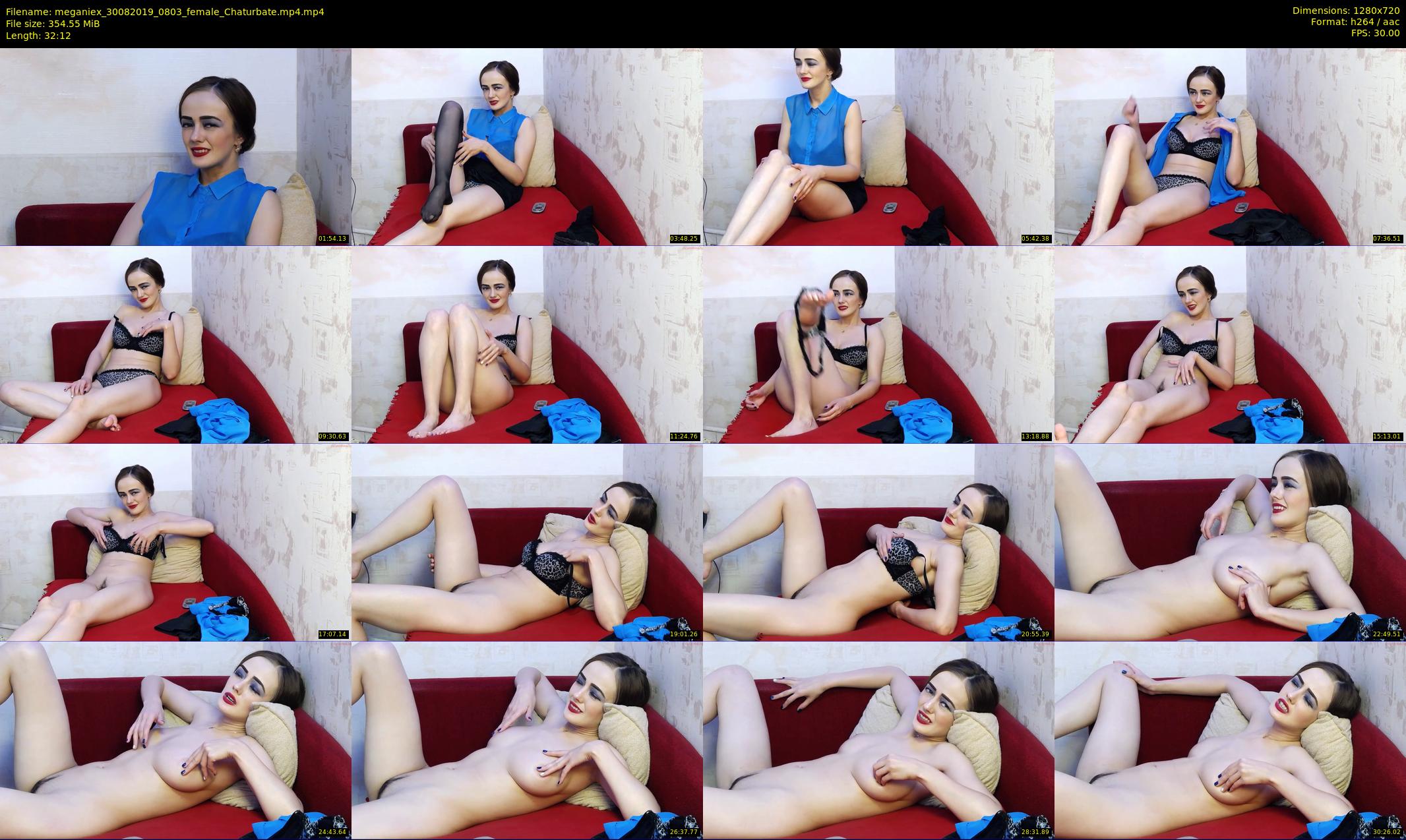 meganiex — 33 minute Chaturbate female cam show recording, 720p, Aug 30, 2019