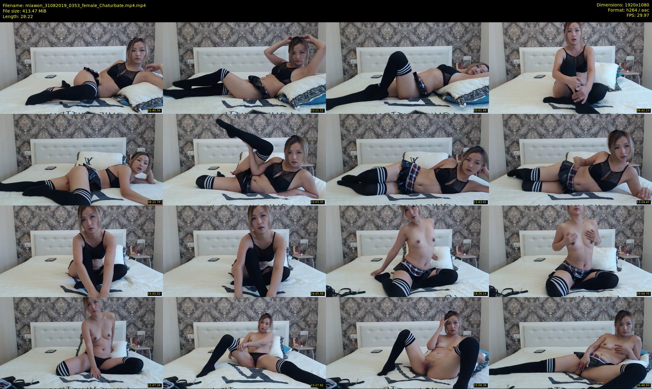 miawon — 29 minute Chaturbate female cam show recording, 1080p, Aug 31, 2019