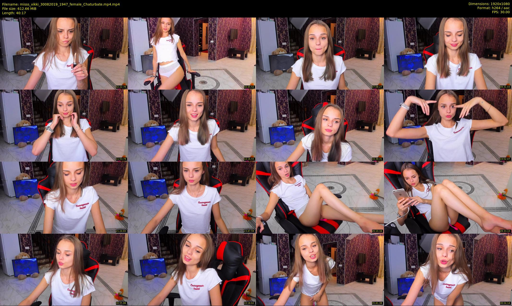 misss_vikki — 41 minute Chaturbate female cam show recording, 1080p, Aug 30, 2019