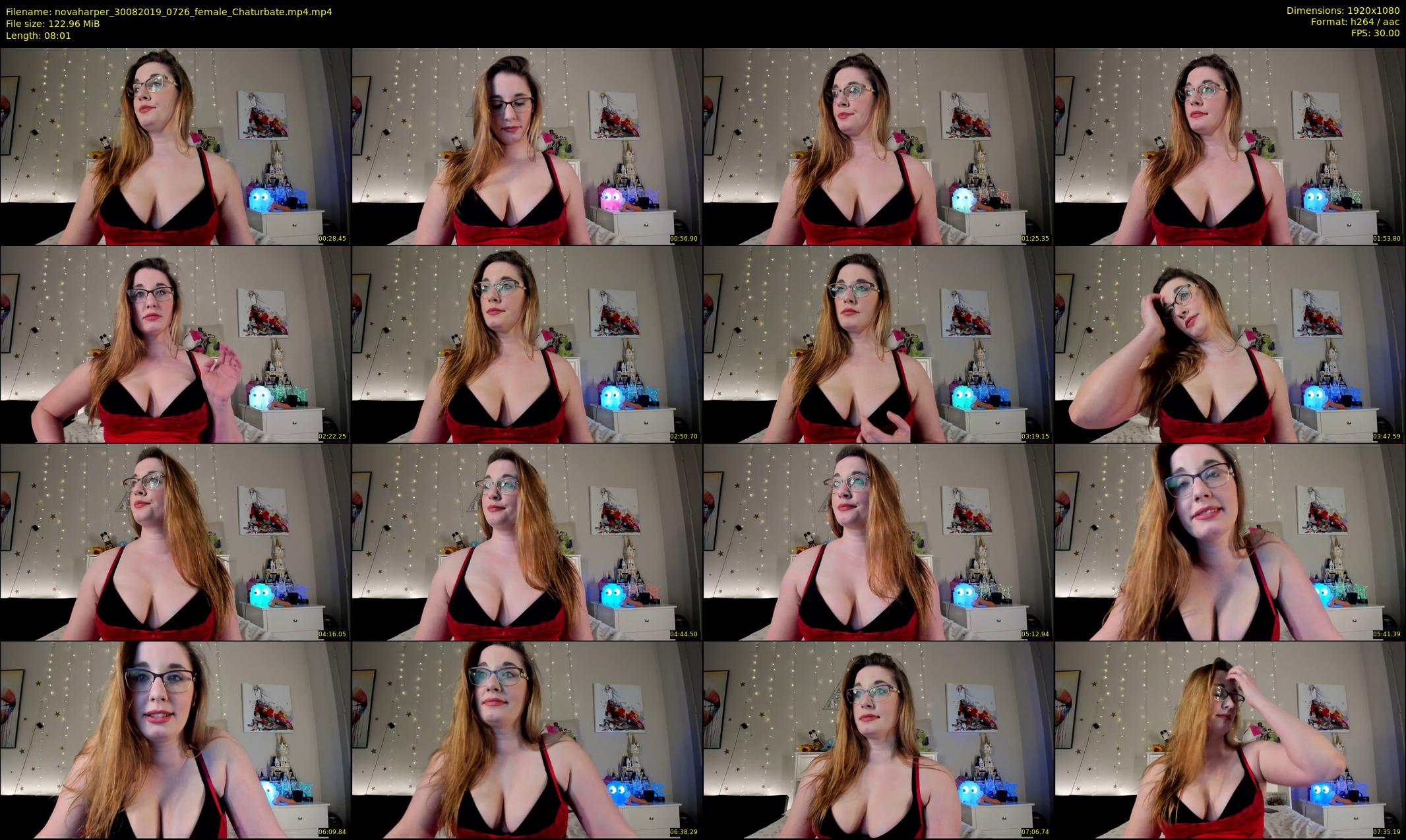novaharper — 9 minute Chaturbate female cam show recording, 1080p, Aug 30, 2019