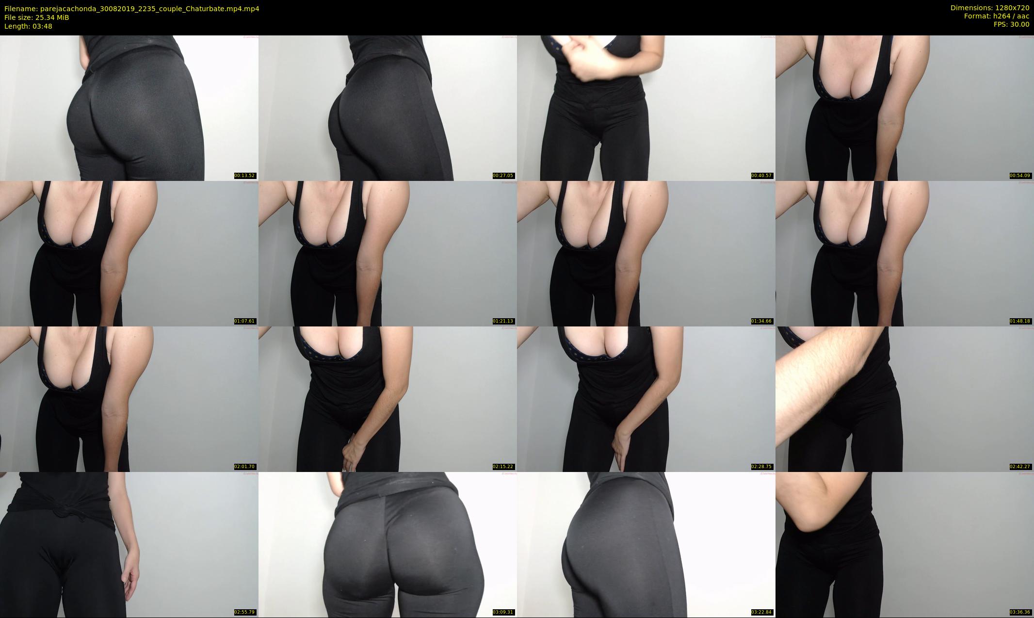 parejacachonda — 4 minute Chaturbate couple cam show recording, 720p, Aug 30, 2019