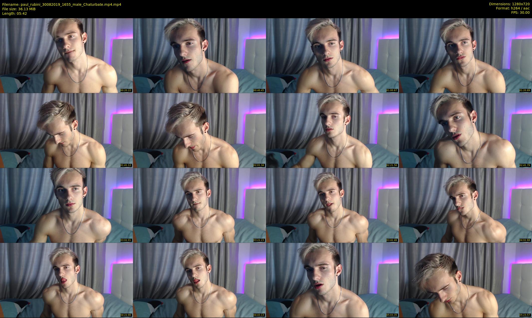 paul_rubini — 6 minute Chaturbate male cam show recording, 720p, Aug 30, 2019