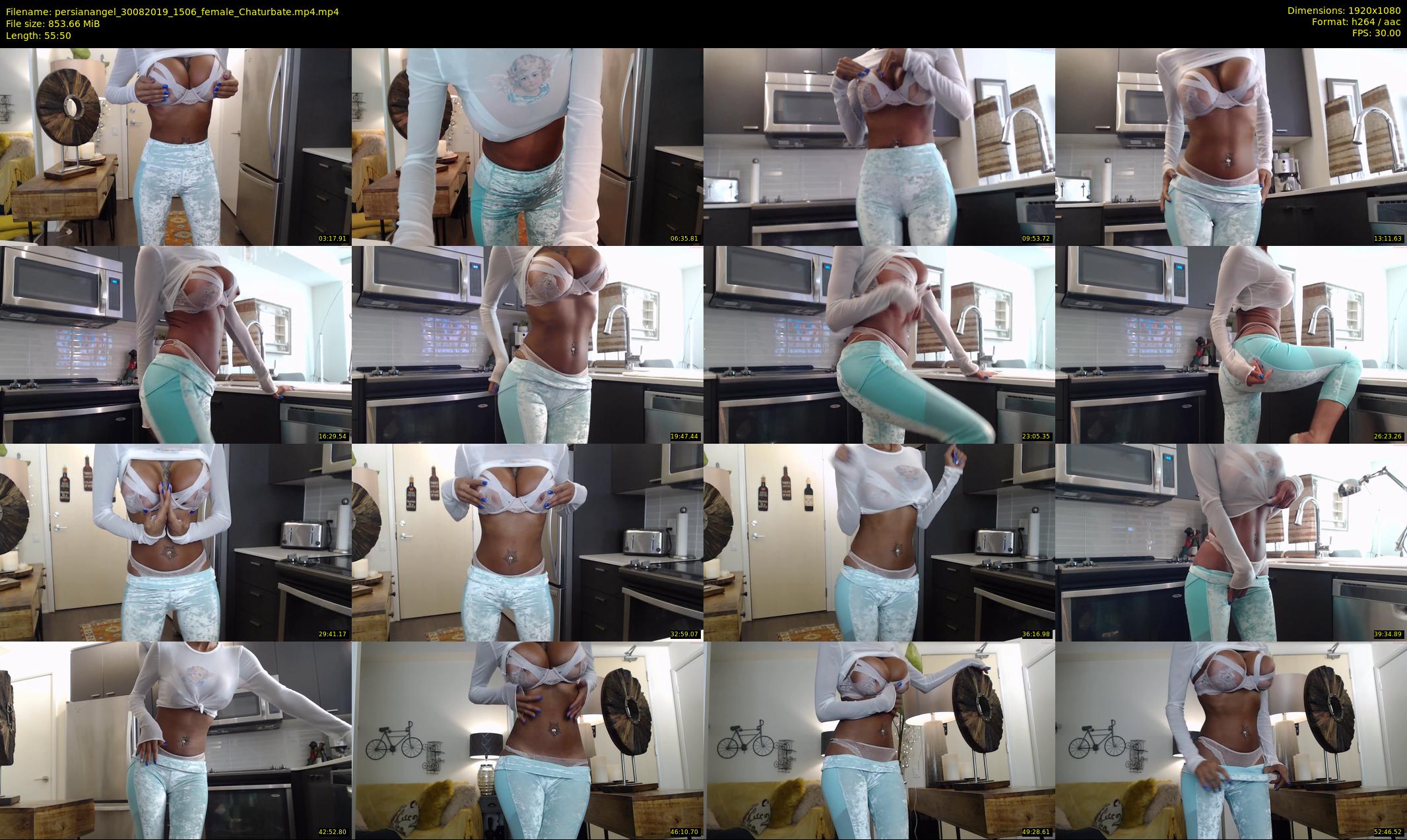 persianangel — 56 minute Chaturbate female cam show recording, 1080p, Aug 30, 2019