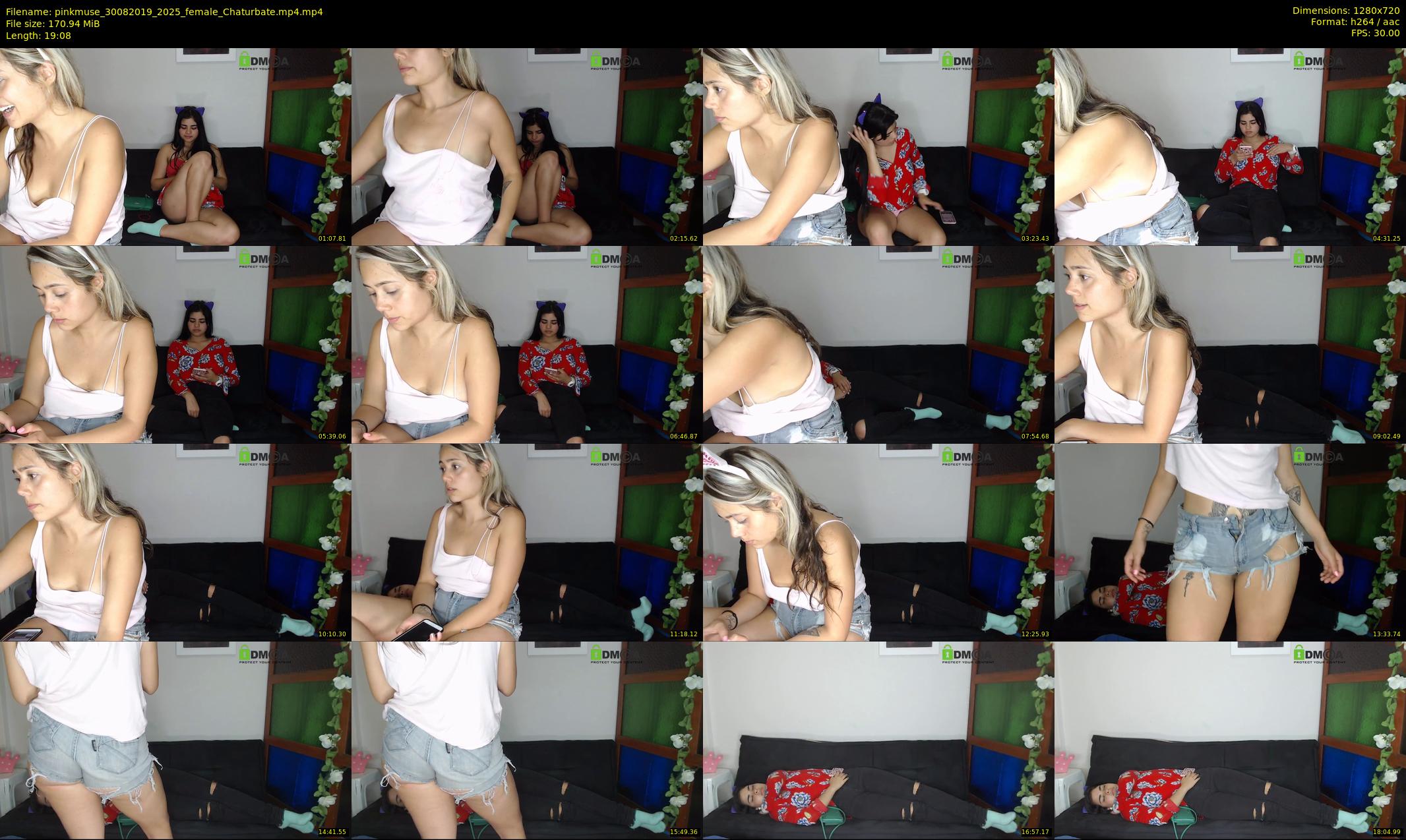 pinkmuse — 20 minute Chaturbate couple cam show recording, 720p, Aug 30, 2019