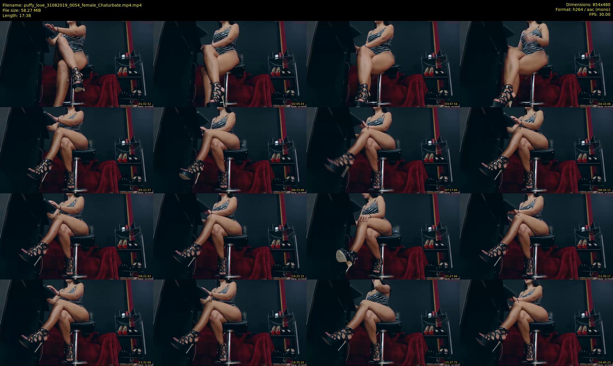 puffy_love — 18 minute Chaturbate female cam show recording, 480p, Aug 31, 2019