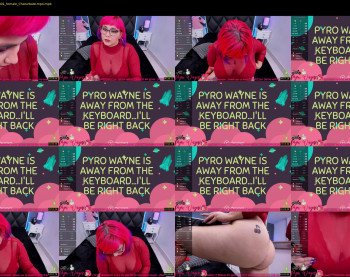 pyrowayne — 57 minute Chaturbate female cam show recording, 720p, Aug 30, 2019