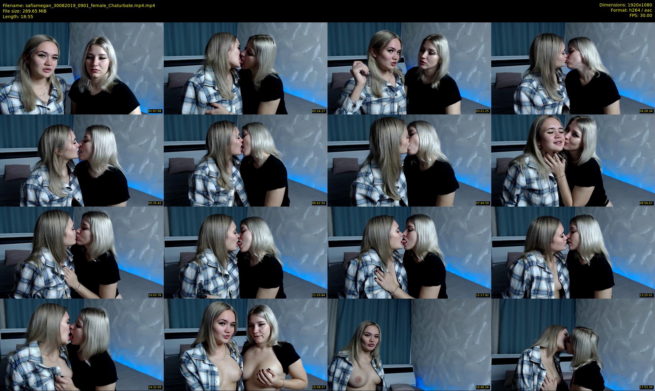 safiamegan — 19 minute Chaturbate couple cam show recording, 1080p, Aug 30, 2019