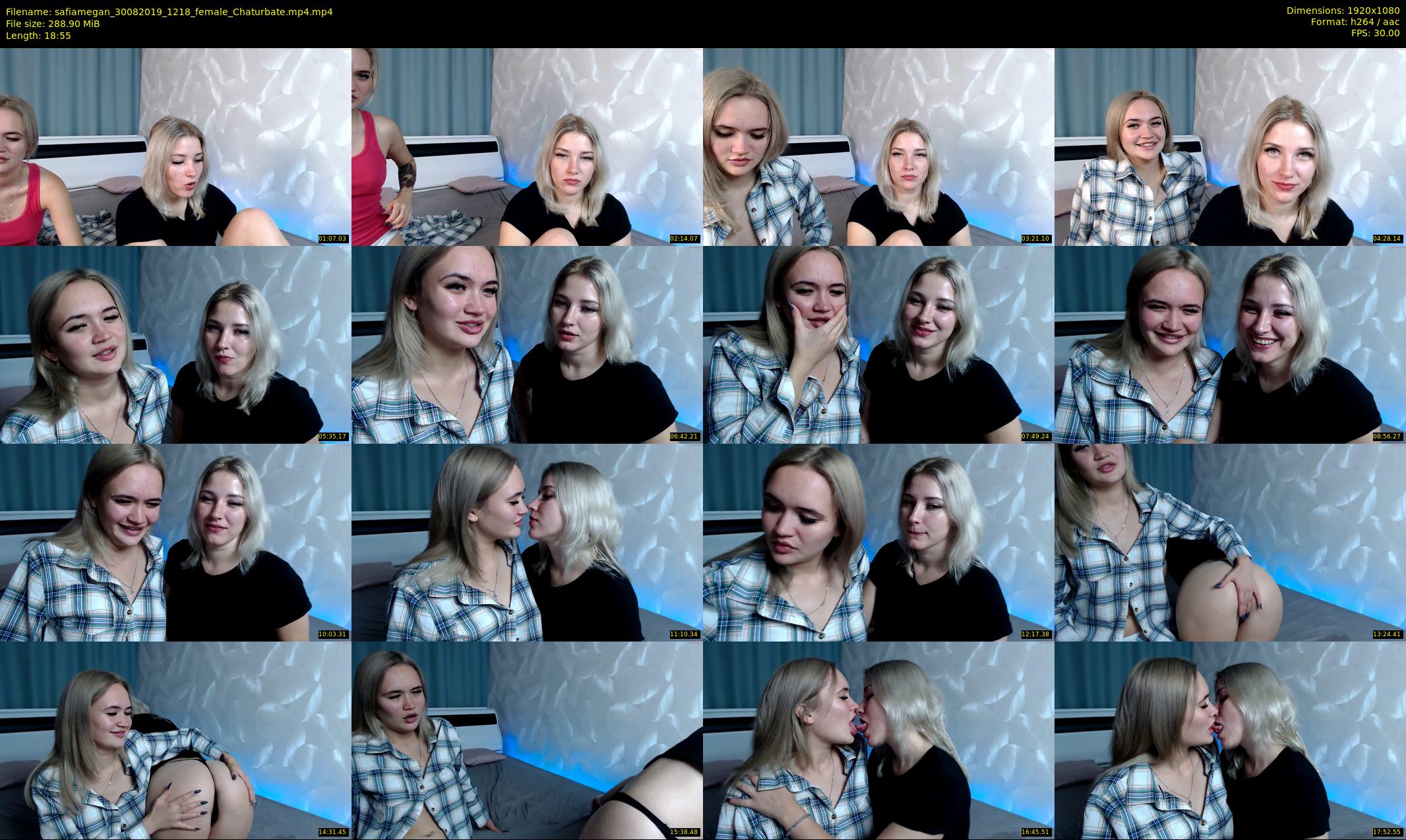 safiamegan — 19 minute Chaturbate couple cam show recording, 1080p, Aug 30, 2019