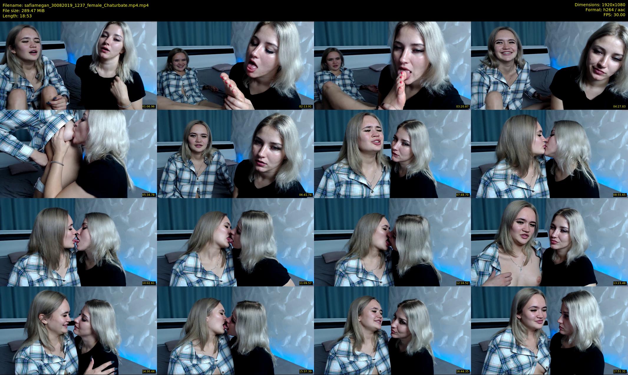 safiamegan — 19 minute Chaturbate couple cam show recording, 1080p, Aug 30, 2019