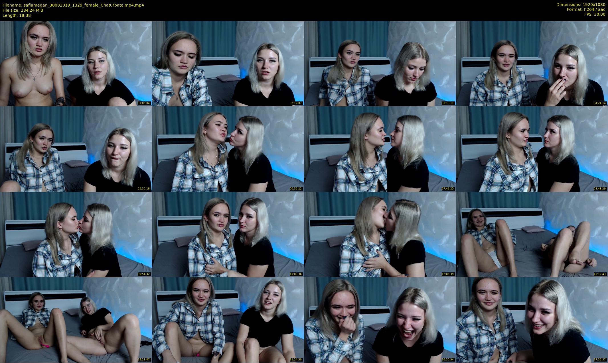 safiamegan — 19 minute Chaturbate couple cam show recording, 1080p, Aug 30, 2019