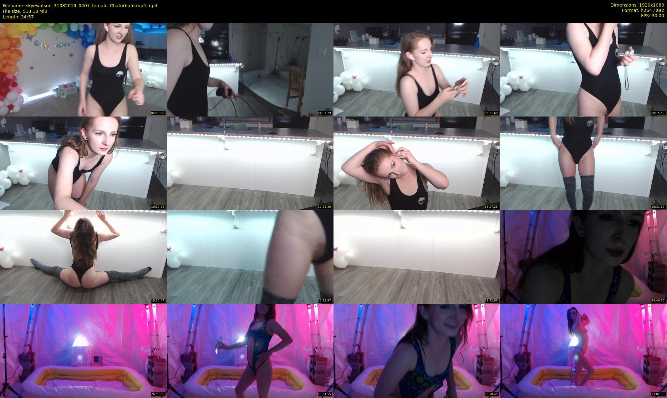 skyewatson — 35 minute Chaturbate female cam show recording, 1080p, Aug 31, 2019