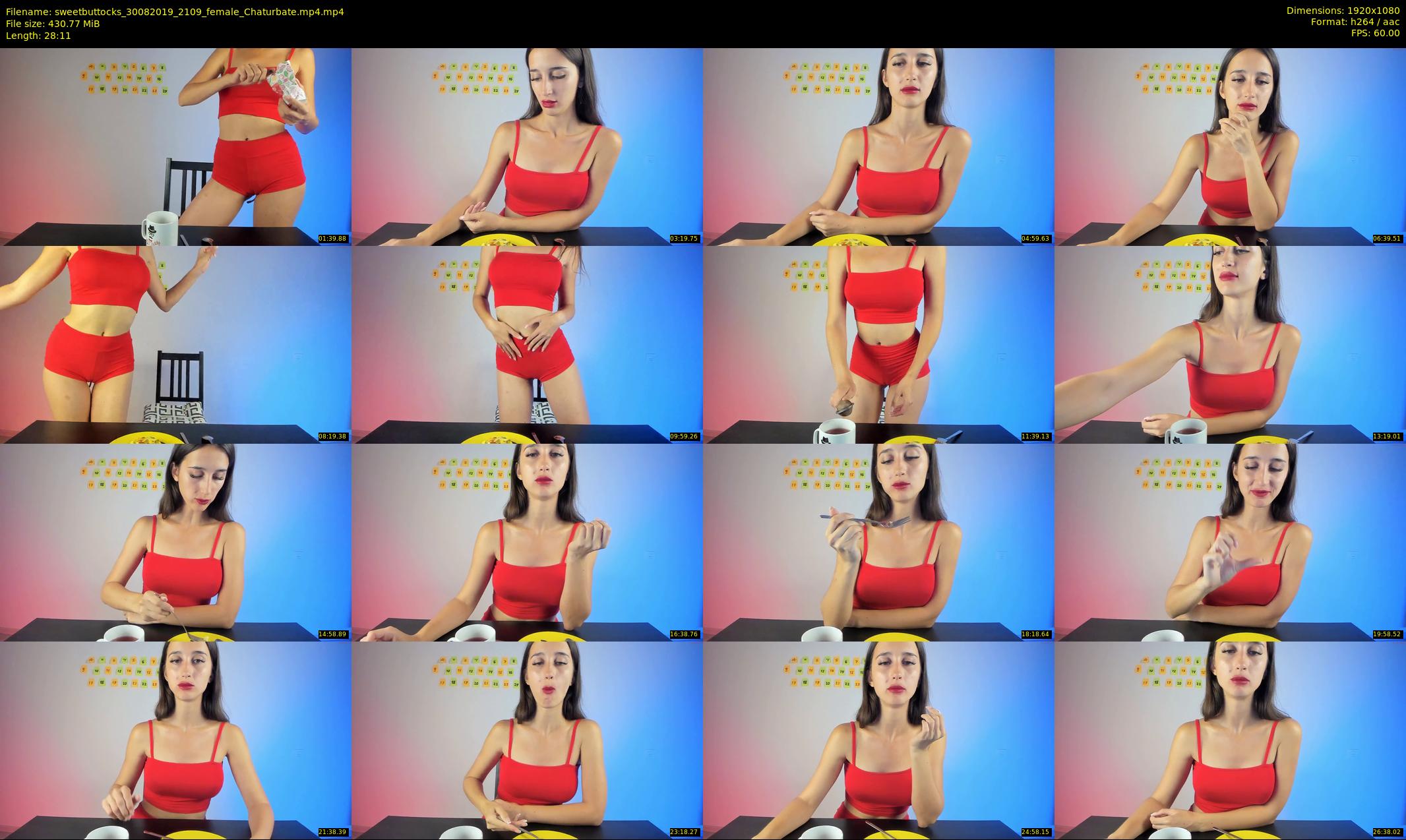 sweetbuttocks — 29 minute Chaturbate female cam show recording, 1080p, Aug 30, 2019