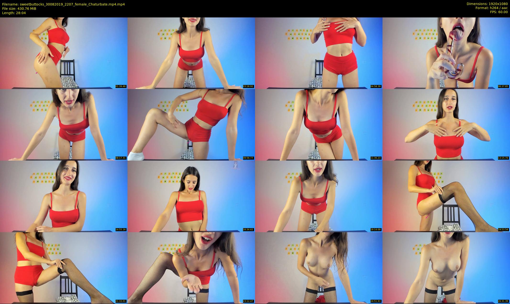 sweetbuttocks — 29 minute Chaturbate female cam show recording, 1080p, Aug 30, 2019