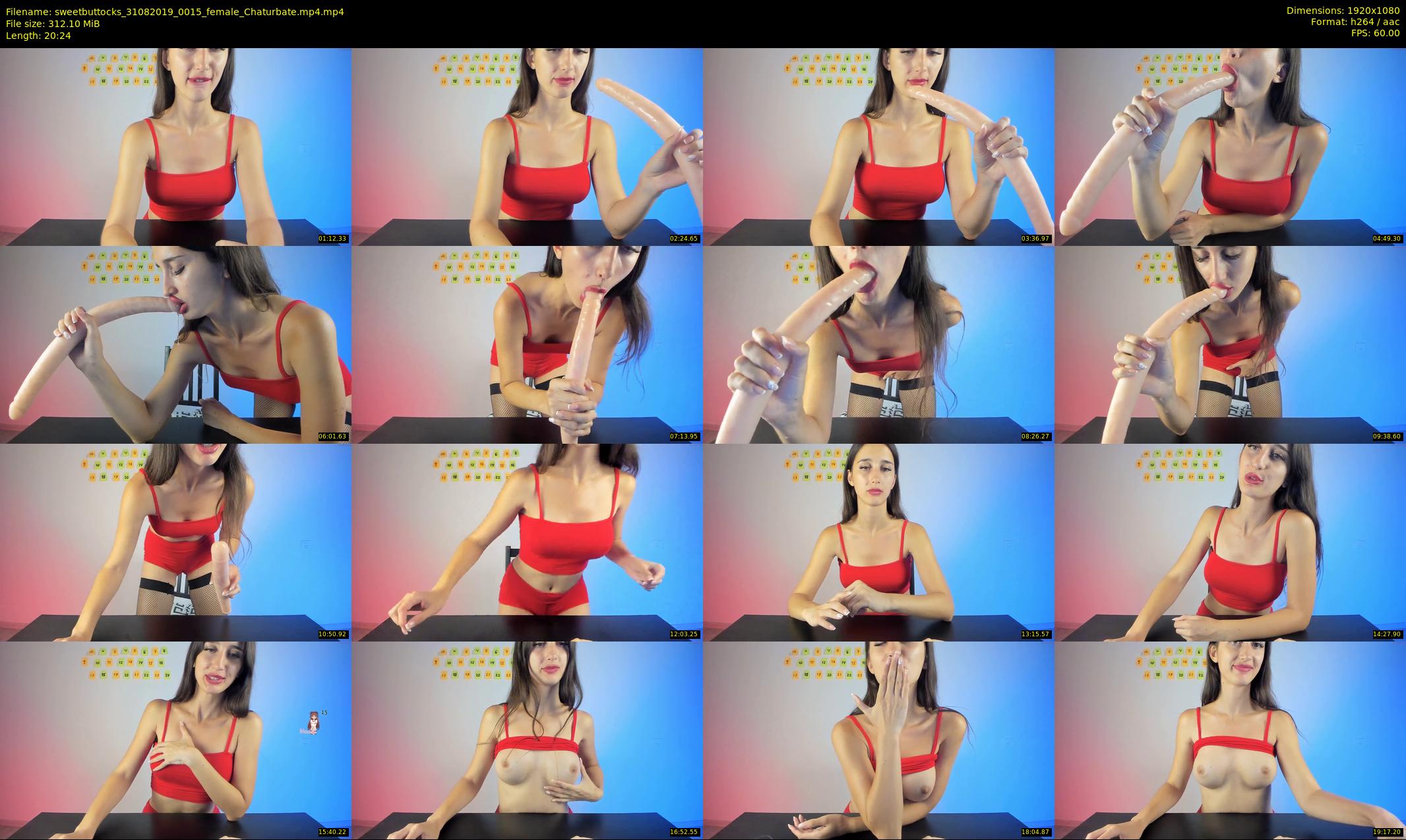 sweetbuttocks — 21 minute Chaturbate female cam show recording, 1080p, Aug 31, 2019