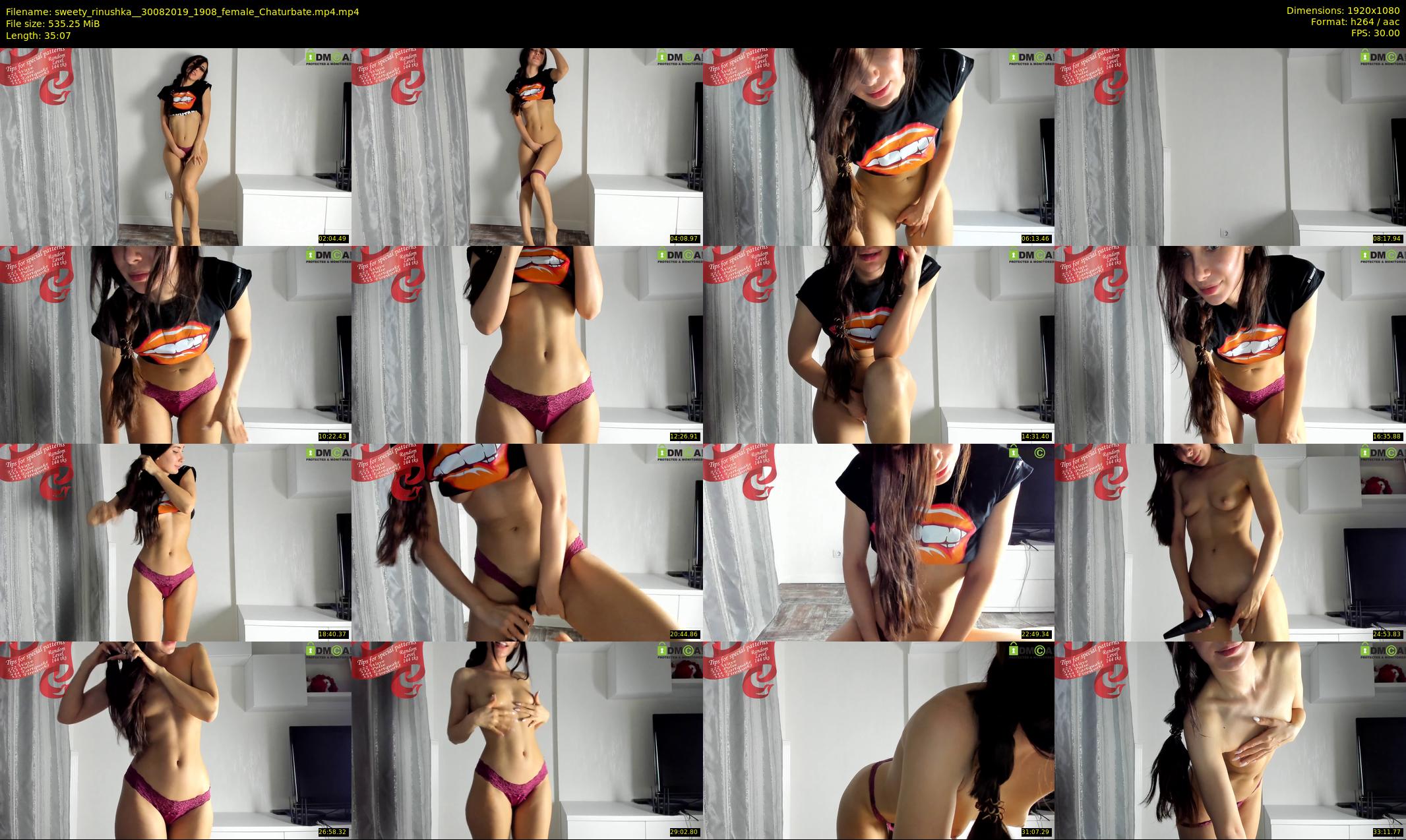 sweety_rinushka_ — 36 minute Chaturbate female cam show recording, 1080p, Aug 30, 2019