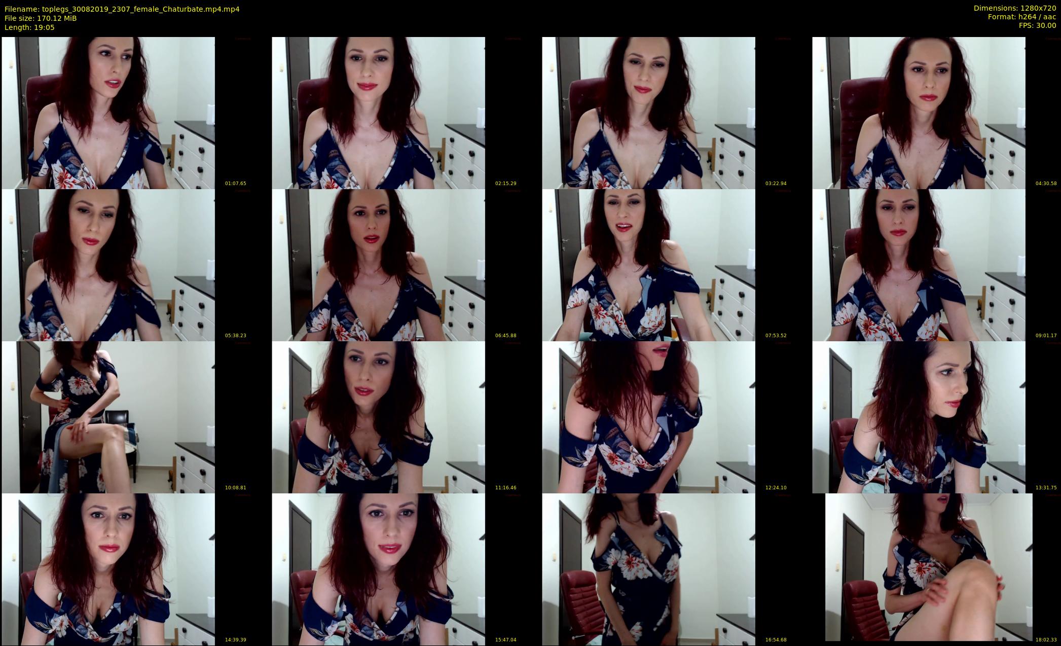 toplegs — 20 minute Chaturbate female cam show recording, 720p, Aug 30, 2019