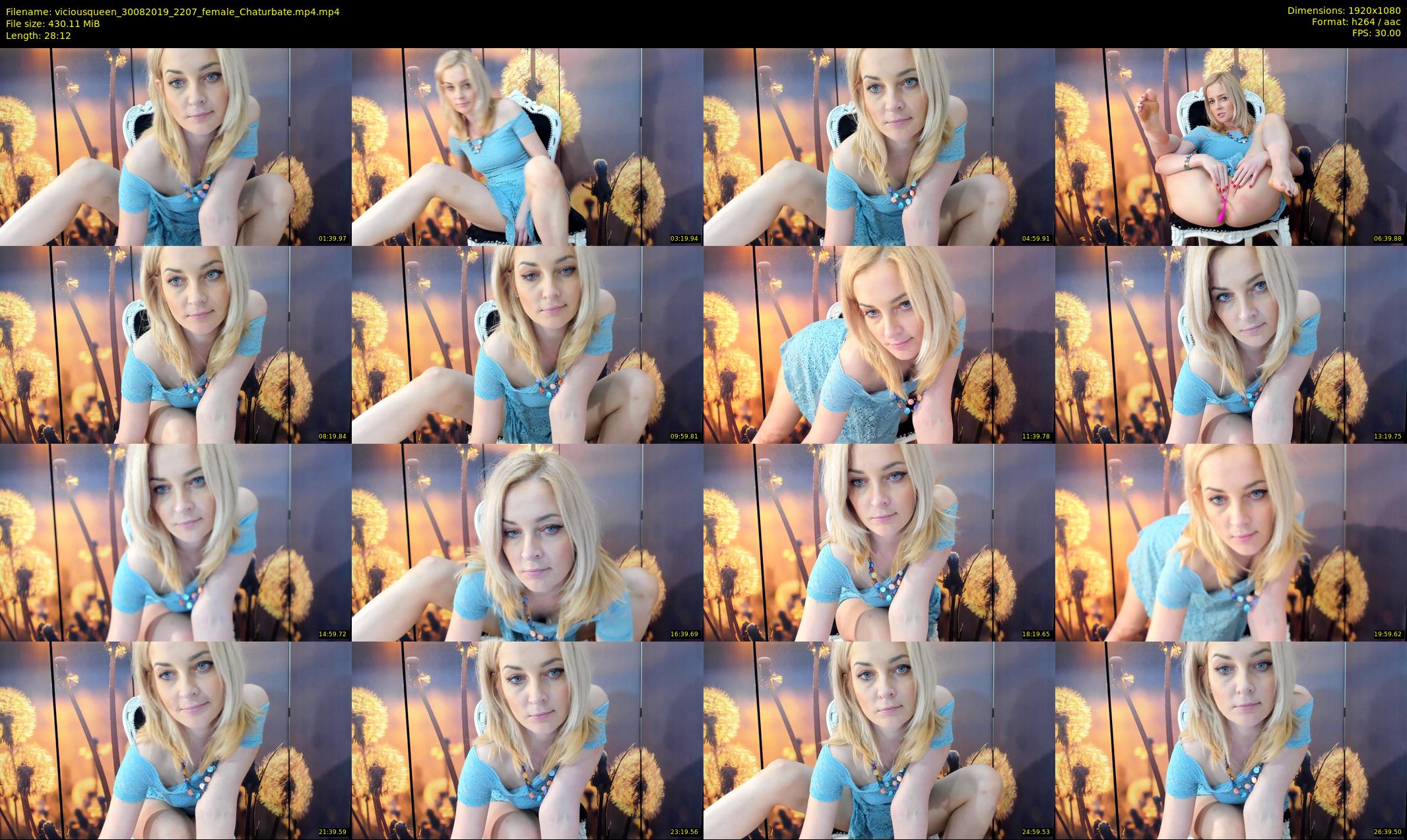 viciousqueen — 29 minute Chaturbate female cam show recording, 1080p, Aug 30, 2019