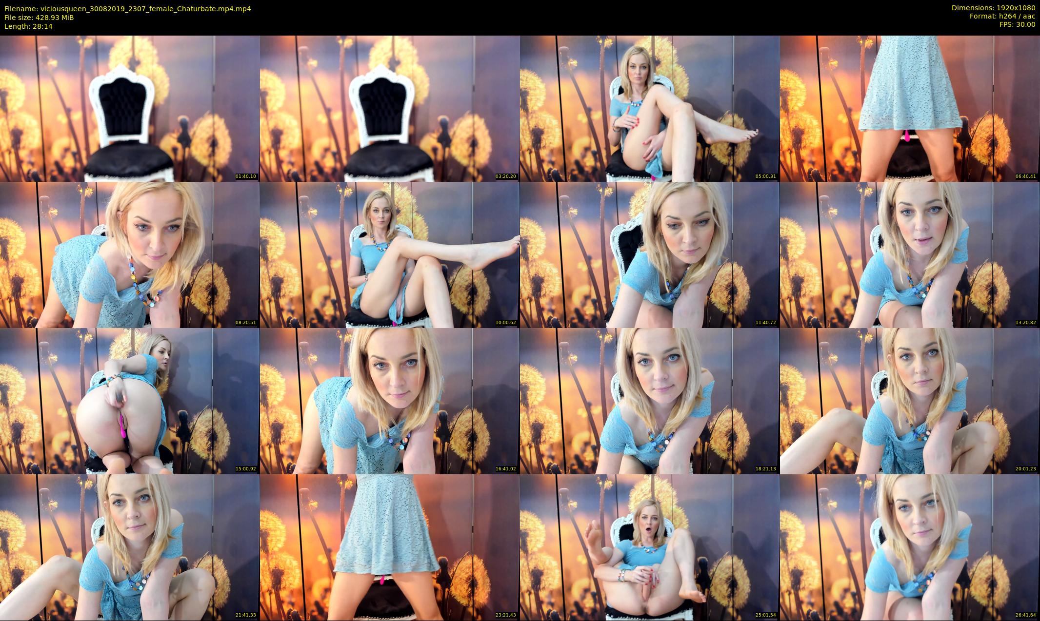 viciousqueen — 29 minute Chaturbate female cam show recording, 1080p, Aug 30, 2019