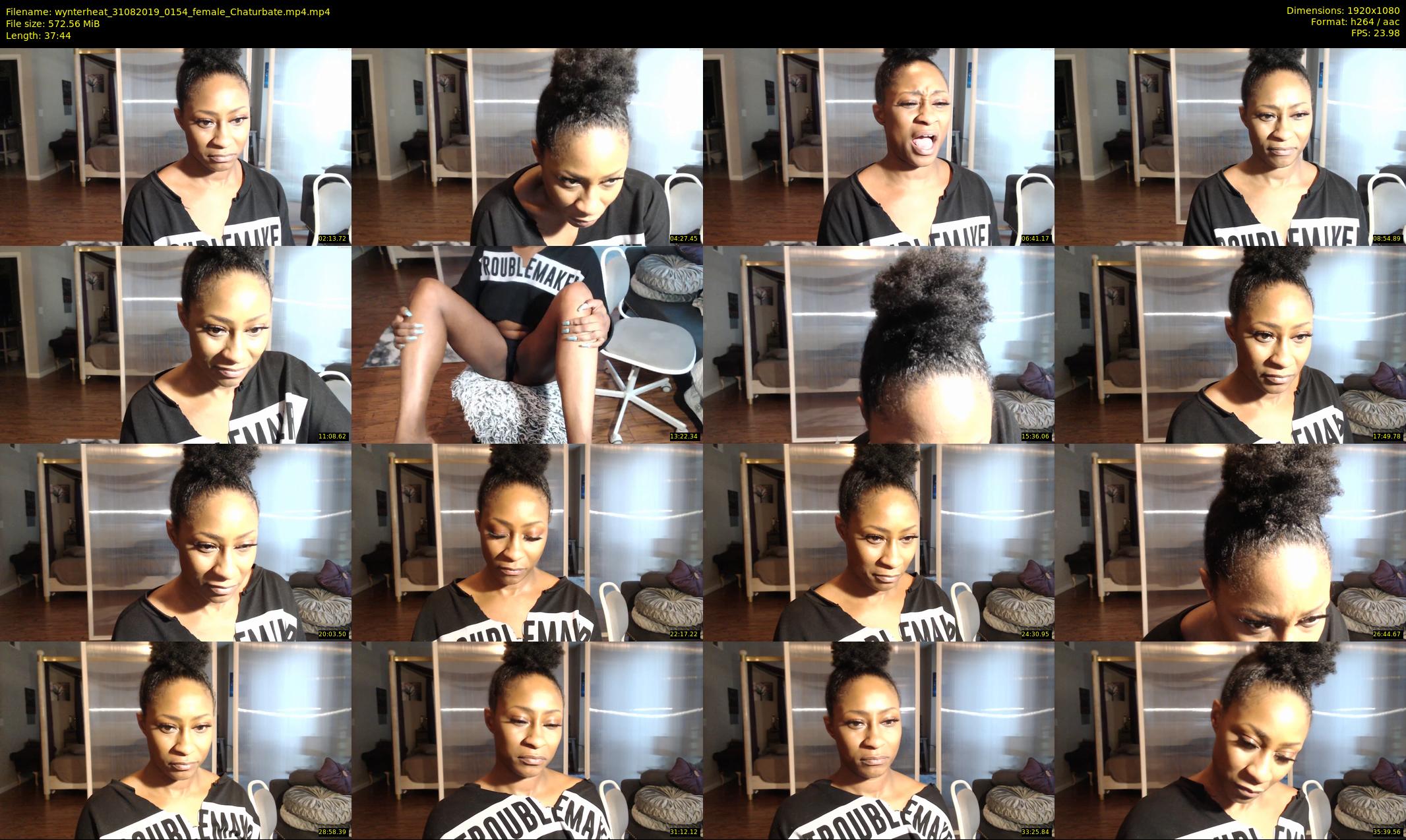 wynterheat — 38 minute Chaturbate female cam show recording, 1080p, Aug 31, 2019