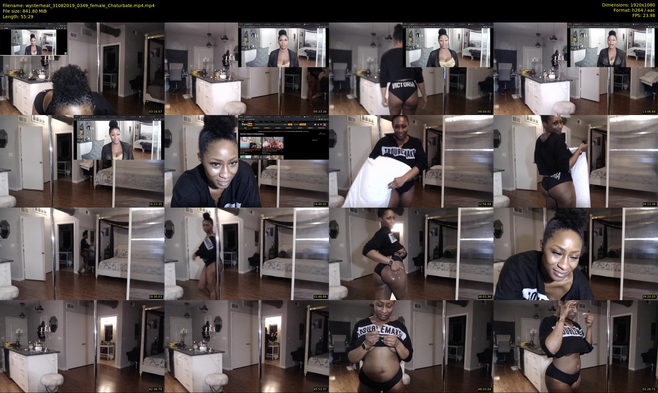 wynterheat — 56 minute Chaturbate female cam show recording, 1080p, Aug 31, 2019