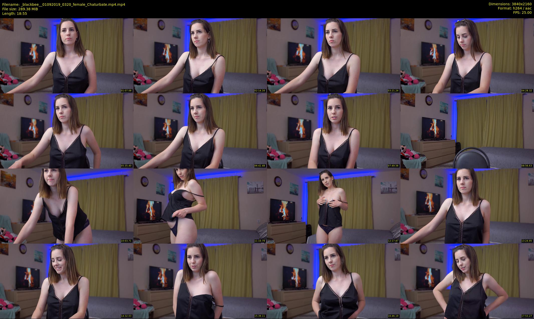 _blackbee_ — 19 minute Chaturbate female cam show recording, 4K, Sep 1, 2019
