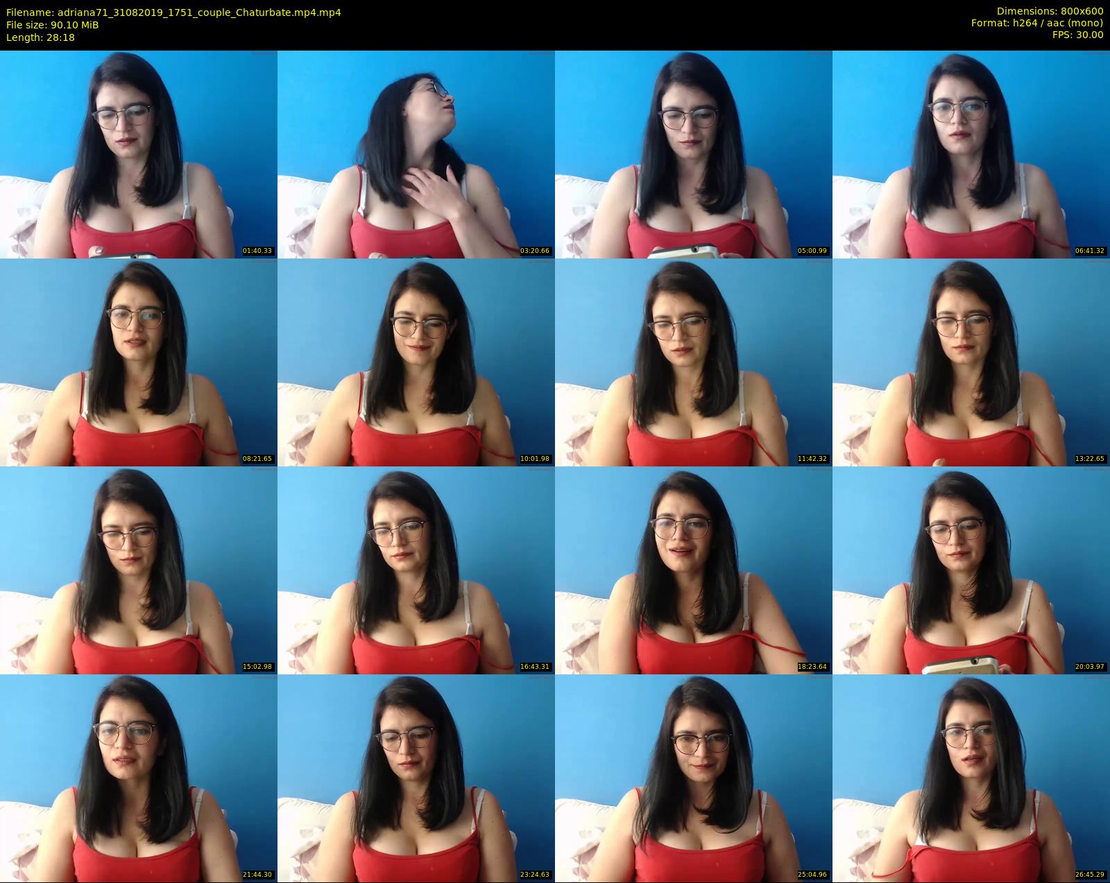 adriana71 — 29 minute Chaturbate couple cam show recording, 480p, Aug 31, 2019